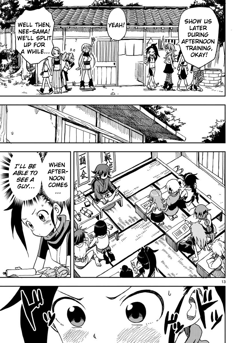 Kunoichi Tsubaki no Mune no Uchi Chapter 2 page 13 - Chapter 2: You Must Not See