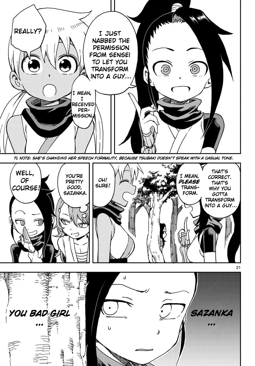 Kunoichi Tsubaki no Mune no Uchi Chapter 2 page 21 - Chapter 2: You Must Not See