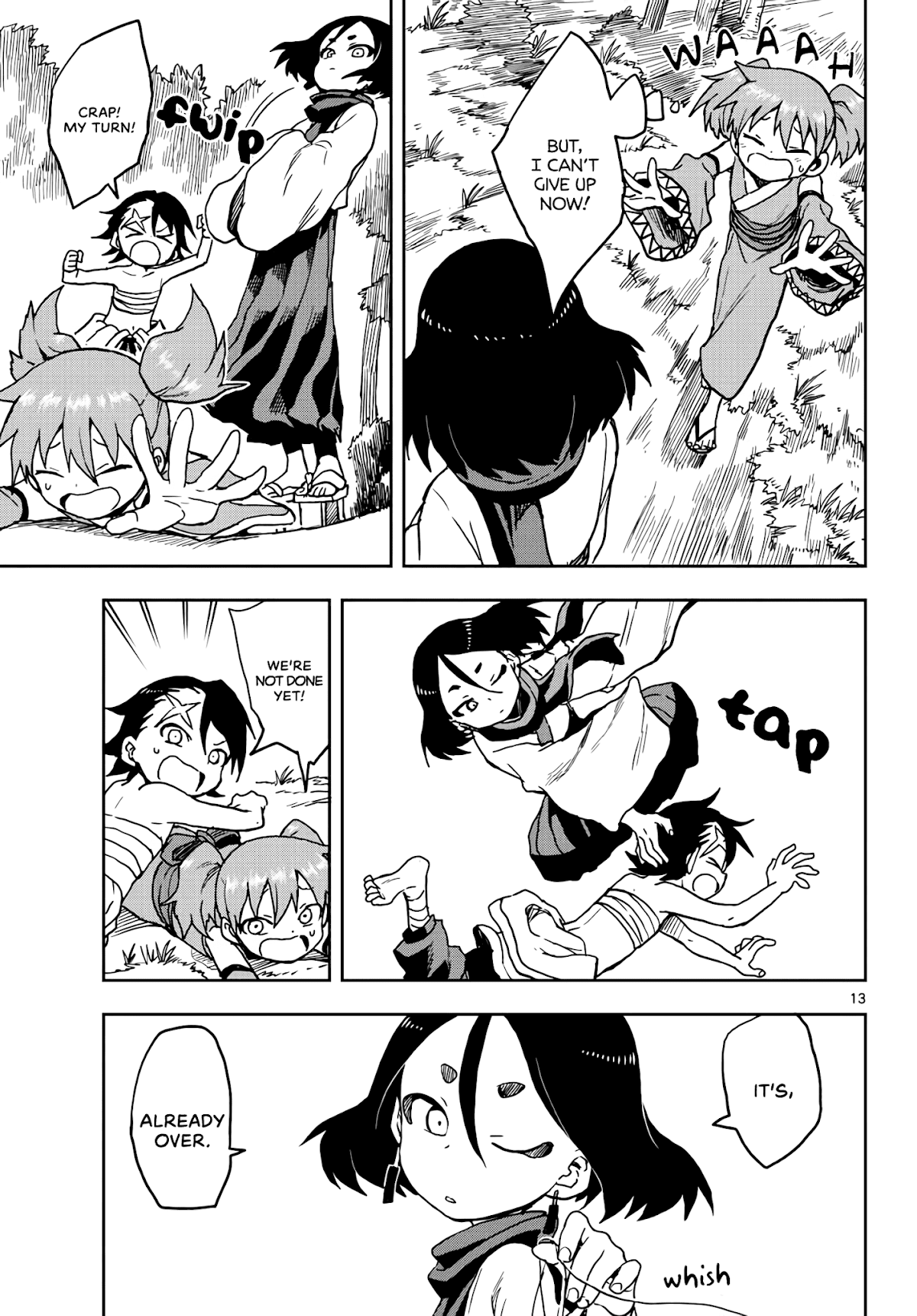 Kunoichi Tsubaki no Mune no Uchi Chapter 20 page 13 - Chapter 20: Fuki's smiling face.