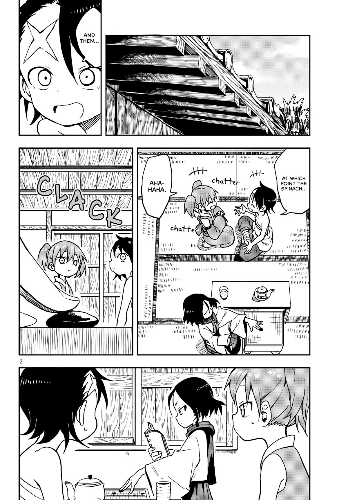 Kunoichi Tsubaki no Mune no Uchi Chapter 20 page 2 - Chapter 20: Fuki's smiling face.