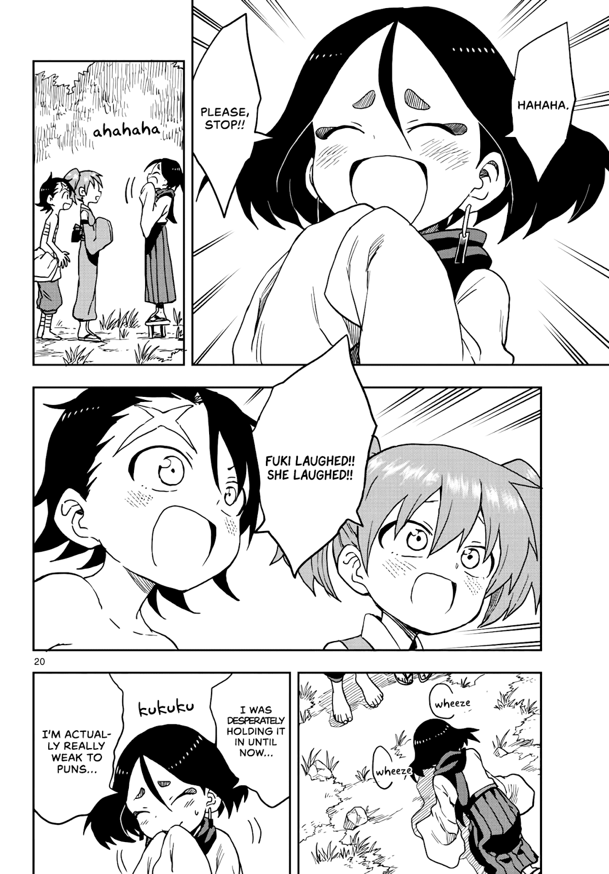 Kunoichi Tsubaki no Mune no Uchi Chapter 20 page 20 - Chapter 20: Fuki's smiling face.
