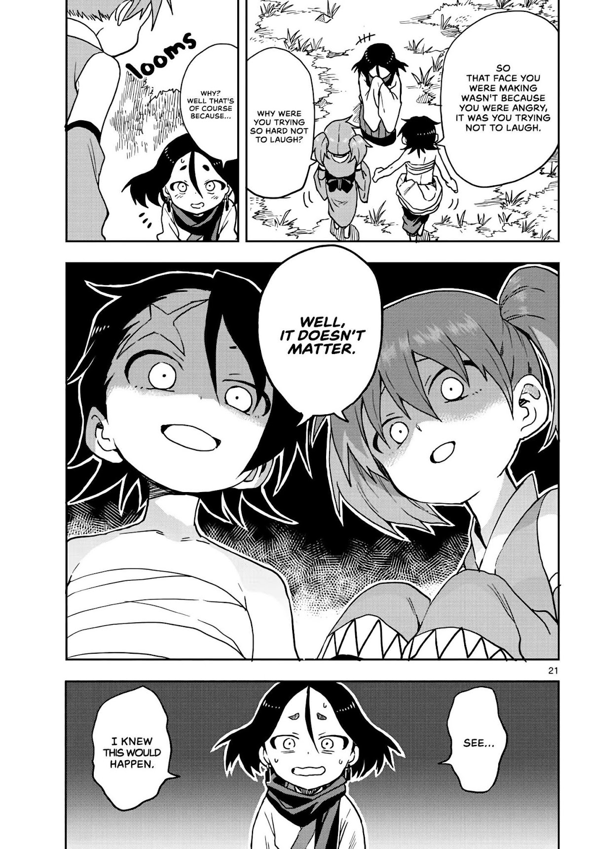Kunoichi Tsubaki no Mune no Uchi Chapter 20 page 21 - Chapter 20: Fuki's smiling face.