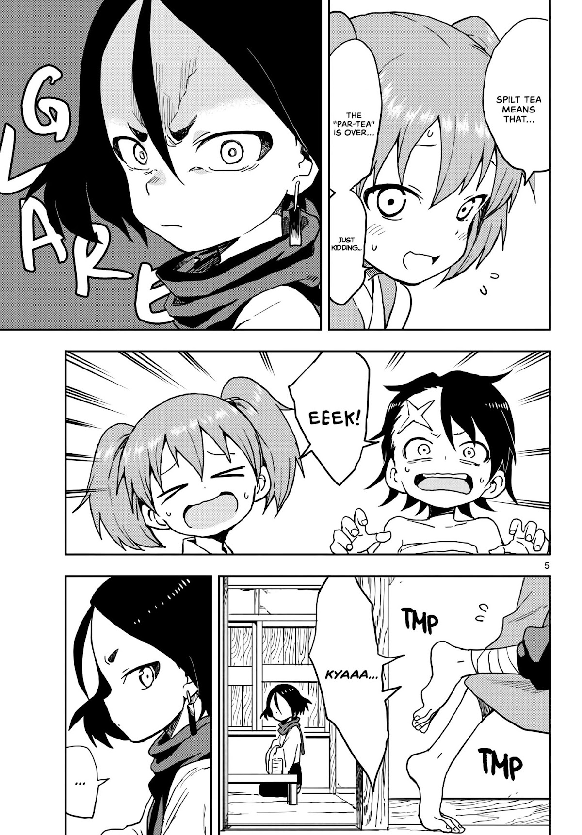Kunoichi Tsubaki no Mune no Uchi Chapter 20 page 5 - Chapter 20: Fuki's smiling face.