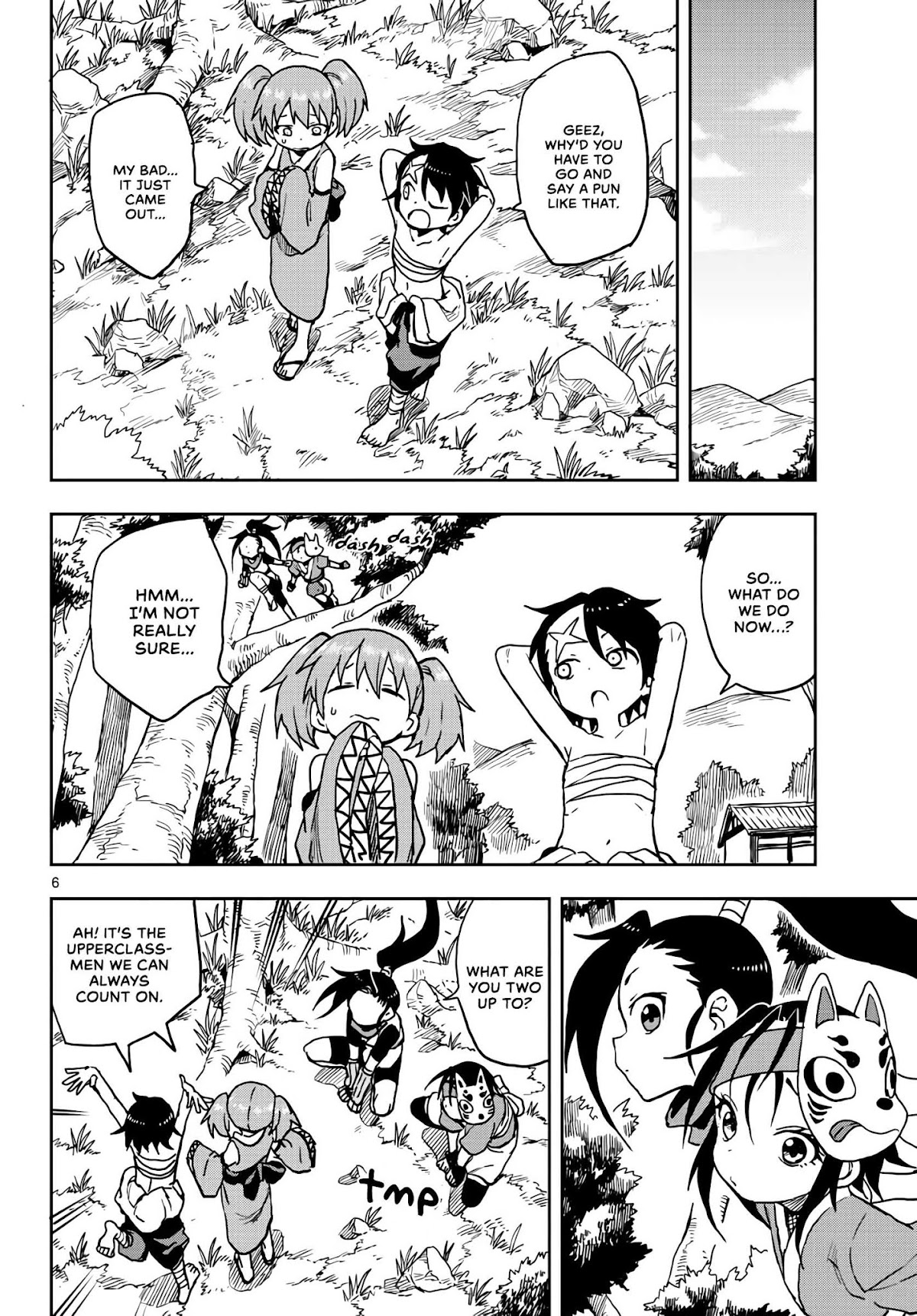 Kunoichi Tsubaki no Mune no Uchi Chapter 20 page 6 - Chapter 20: Fuki's smiling face.