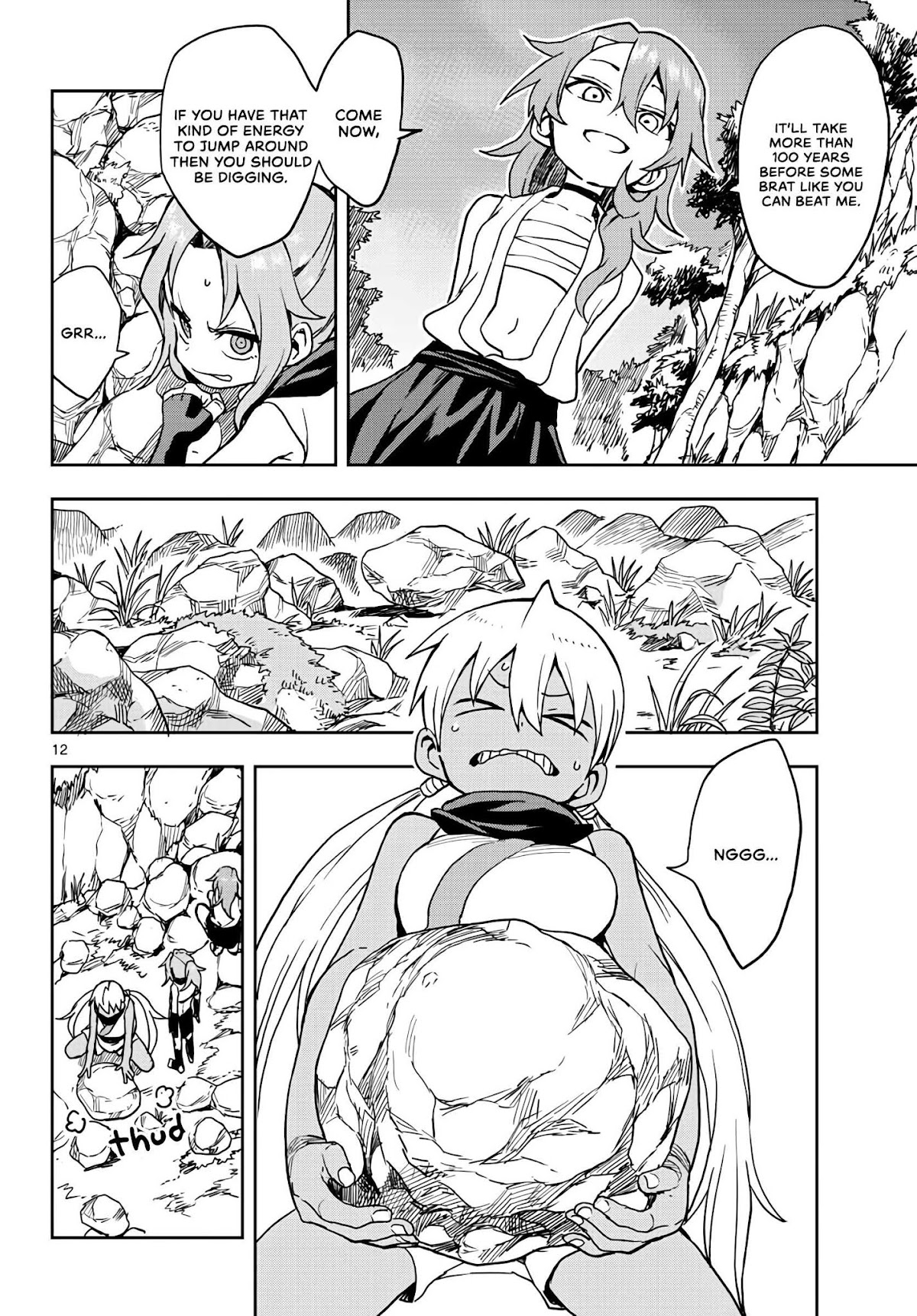 Kunoichi Tsubaki no Mune no Uchi Chapter 21 page 12 - Chapter 21: Give and Take.