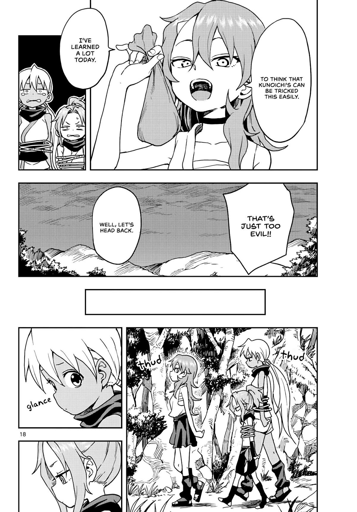 Kunoichi Tsubaki no Mune no Uchi Chapter 21 page 18 - Chapter 21: Give and Take.