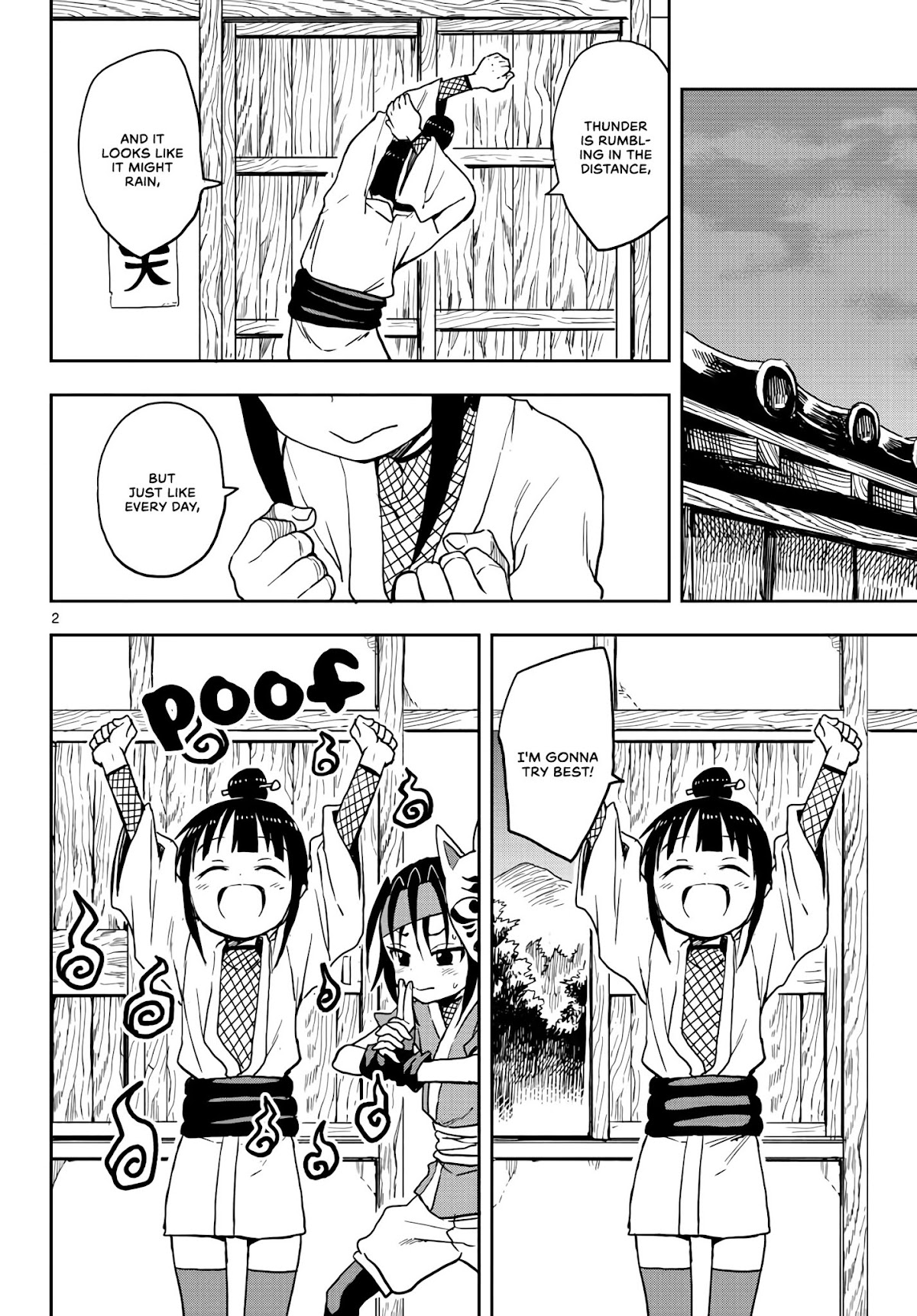 Kunoichi Tsubaki no Mune no Uchi Chapter 21 page 2 - Chapter 21: Give and Take.
