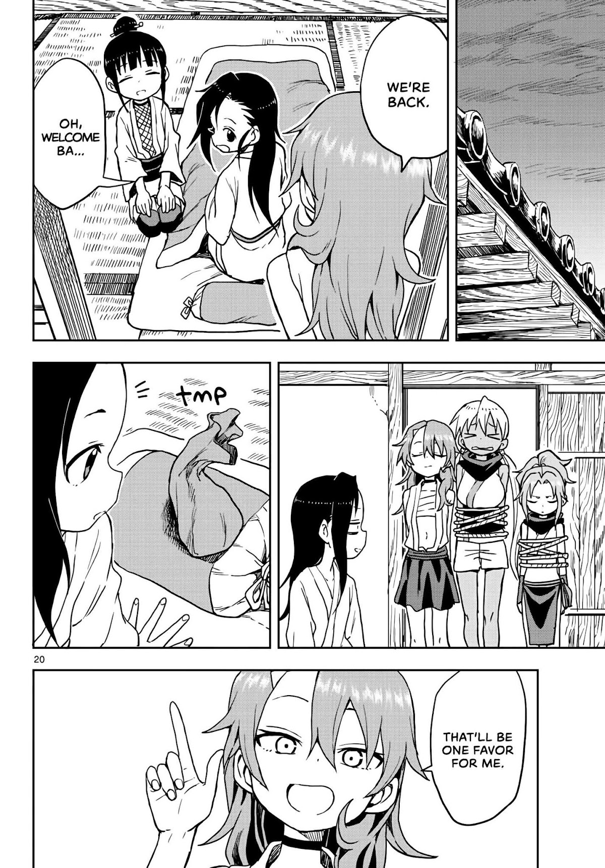 Kunoichi Tsubaki no Mune no Uchi Chapter 21 page 20 - Chapter 21: Give and Take.