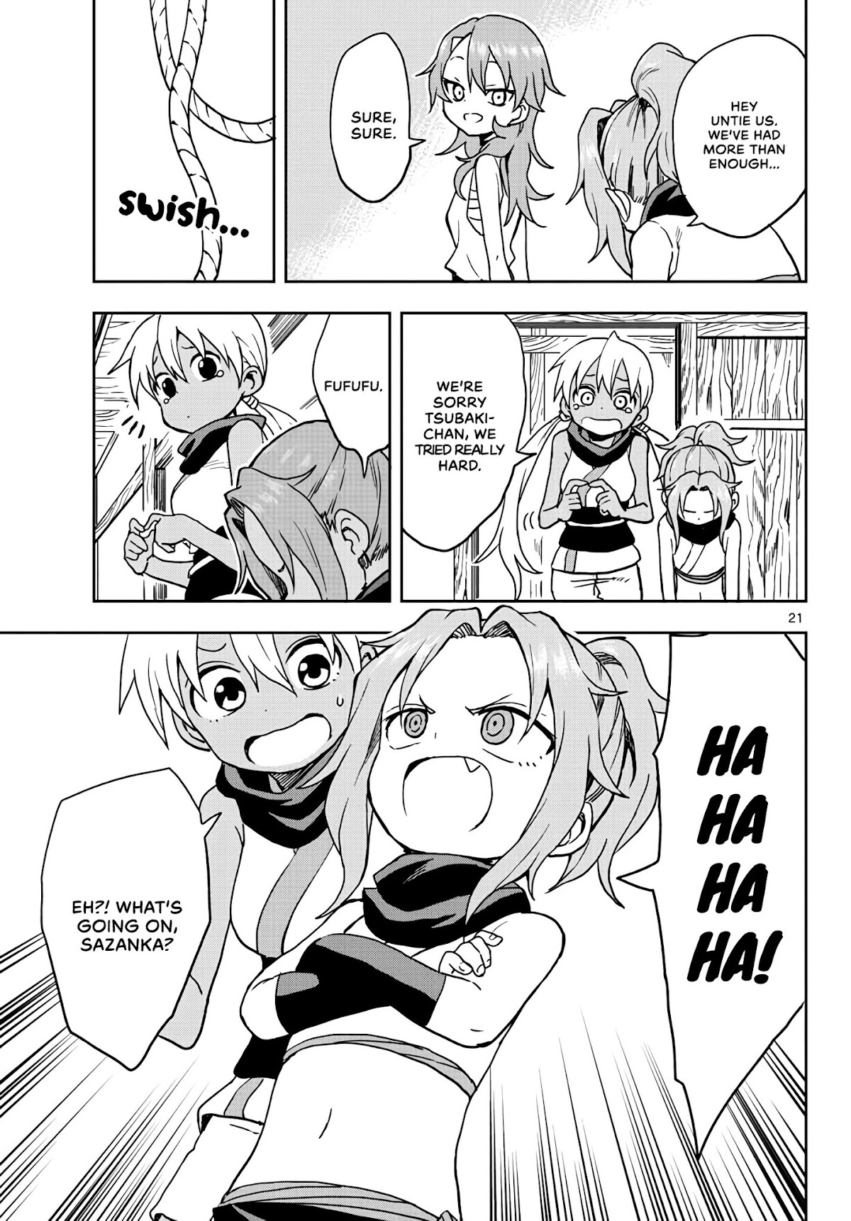 Kunoichi Tsubaki no Mune no Uchi Chapter 21 page 21 - Chapter 21: Give and Take.