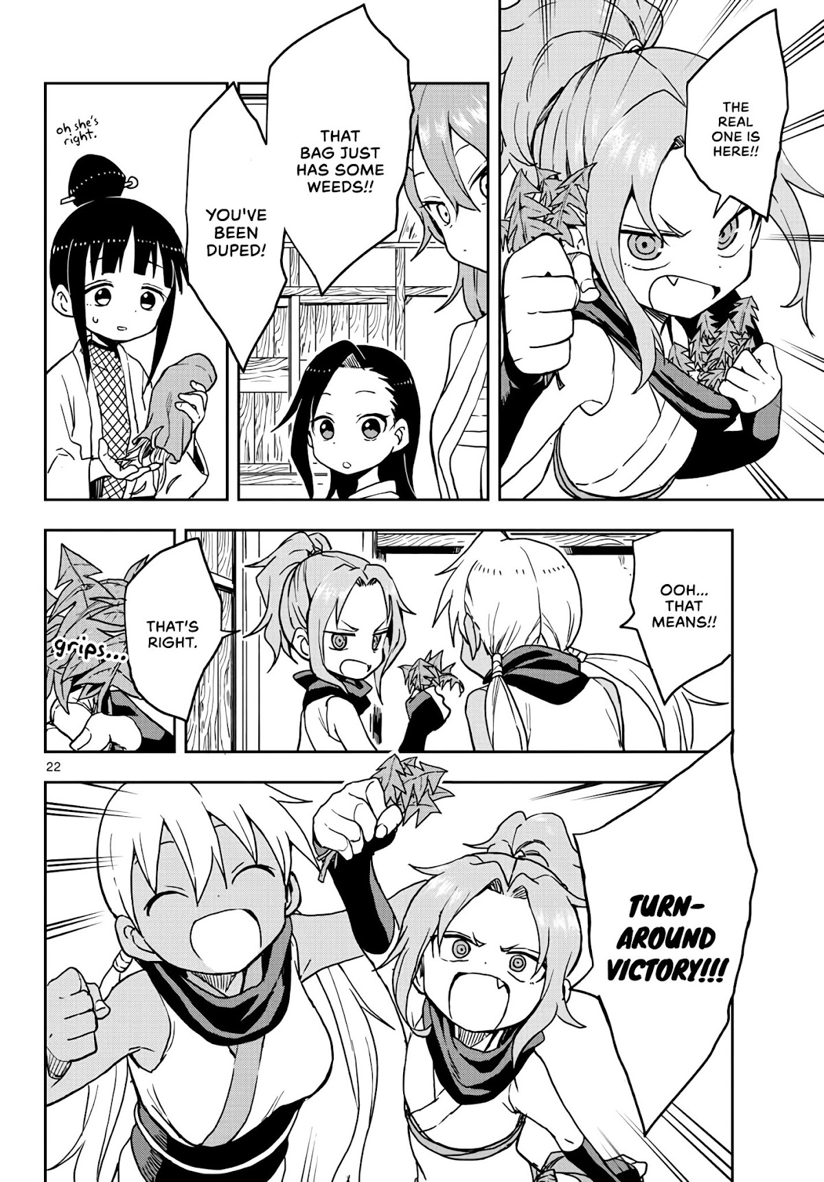 Kunoichi Tsubaki no Mune no Uchi Chapter 21 page 22 - Chapter 21: Give and Take.