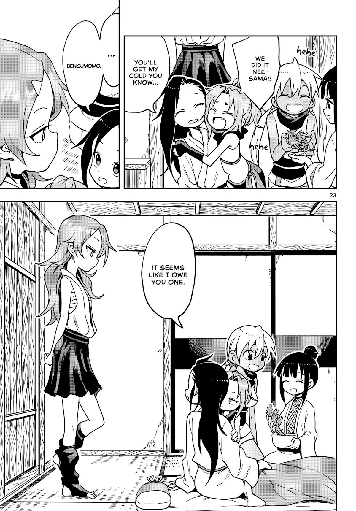 Kunoichi Tsubaki no Mune no Uchi Chapter 21 page 23 - Chapter 21: Give and Take.