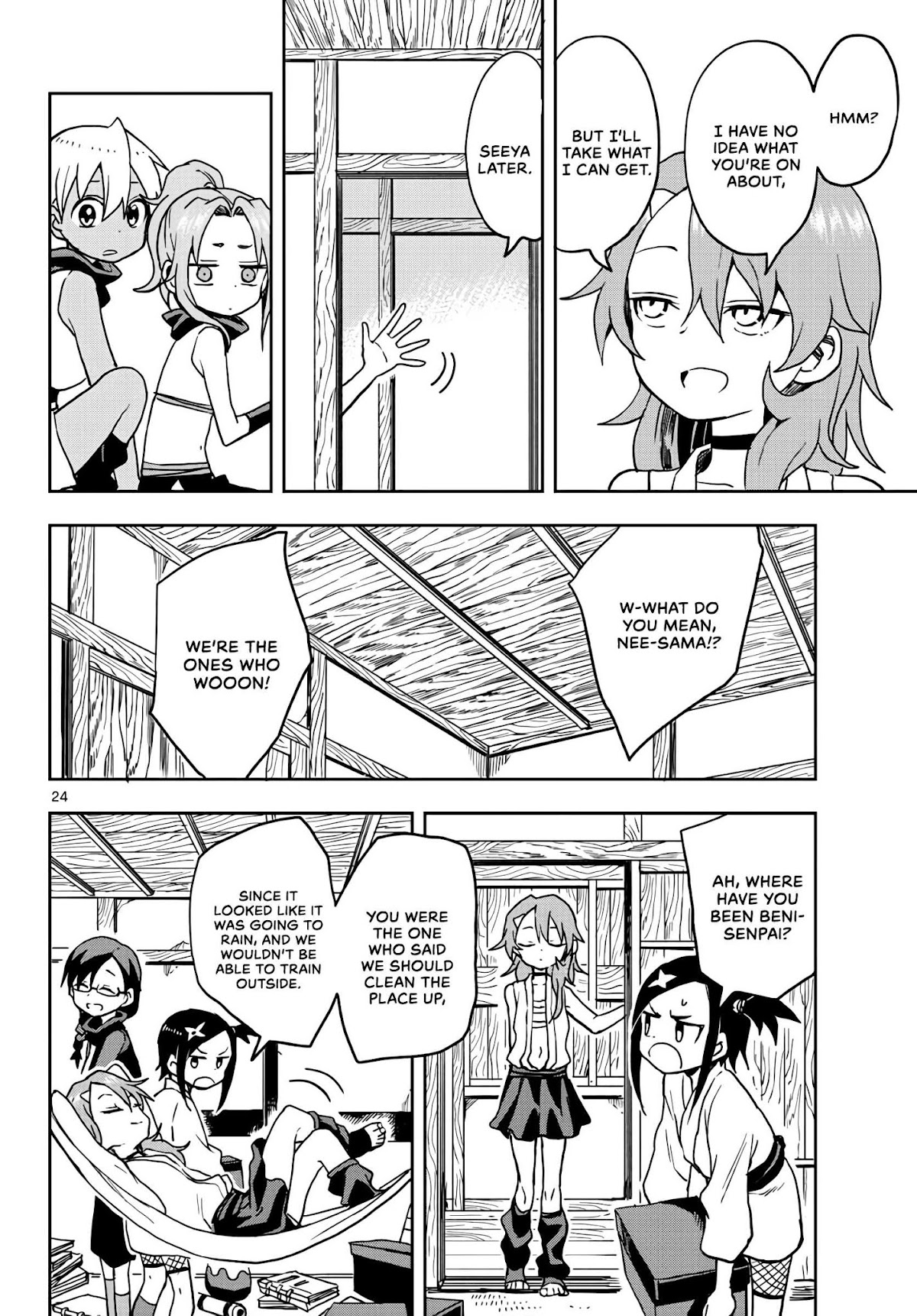 Kunoichi Tsubaki no Mune no Uchi Chapter 21 page 24 - Chapter 21: Give and Take.