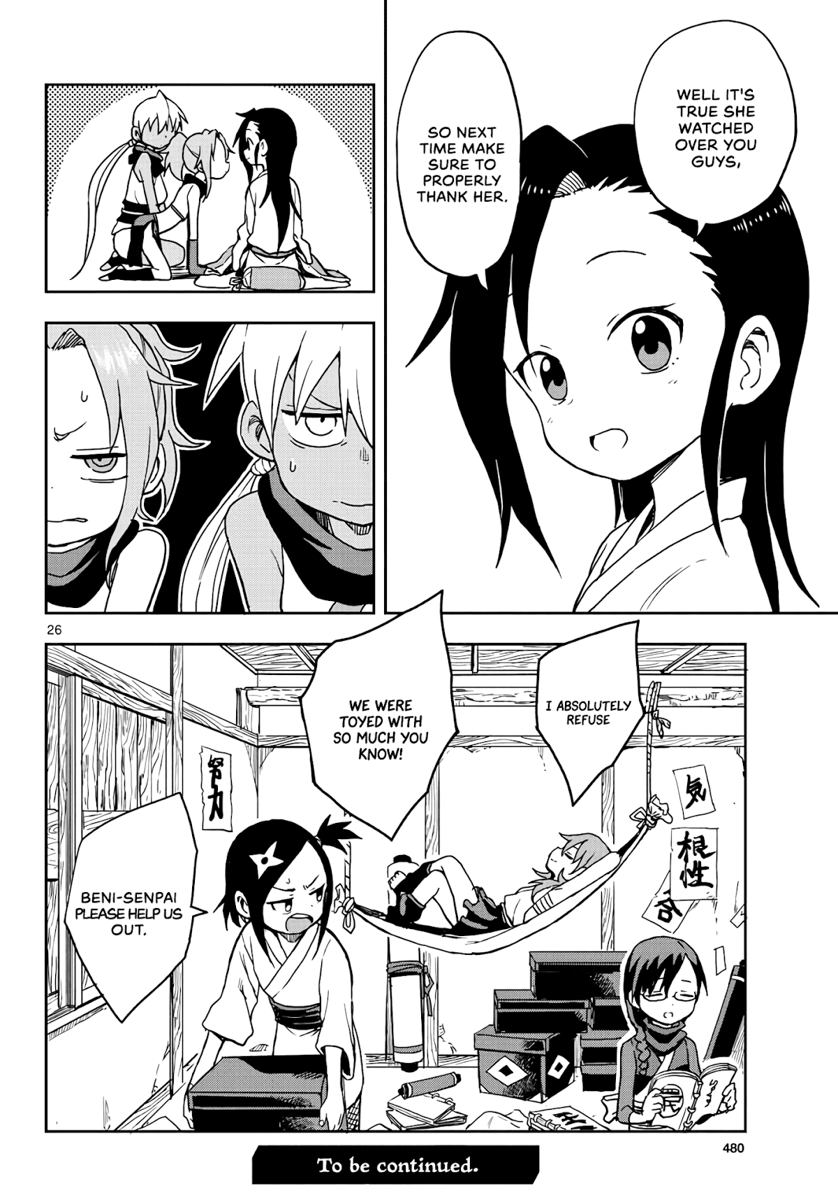 Kunoichi Tsubaki no Mune no Uchi Chapter 21 page 26 - Chapter 21: Give and Take.