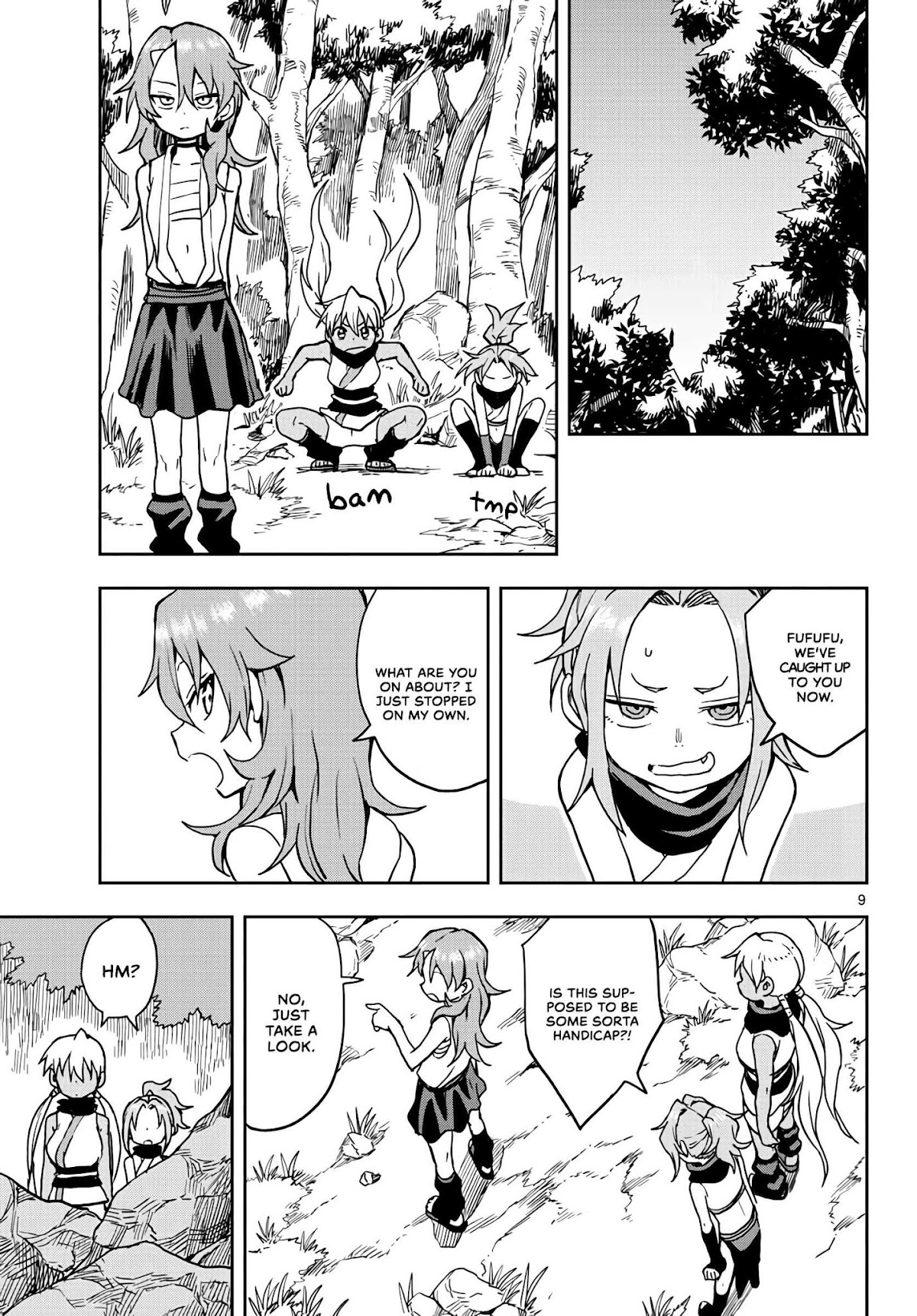 Kunoichi Tsubaki no Mune no Uchi Chapter 21 page 9 - Chapter 21: Give and Take.