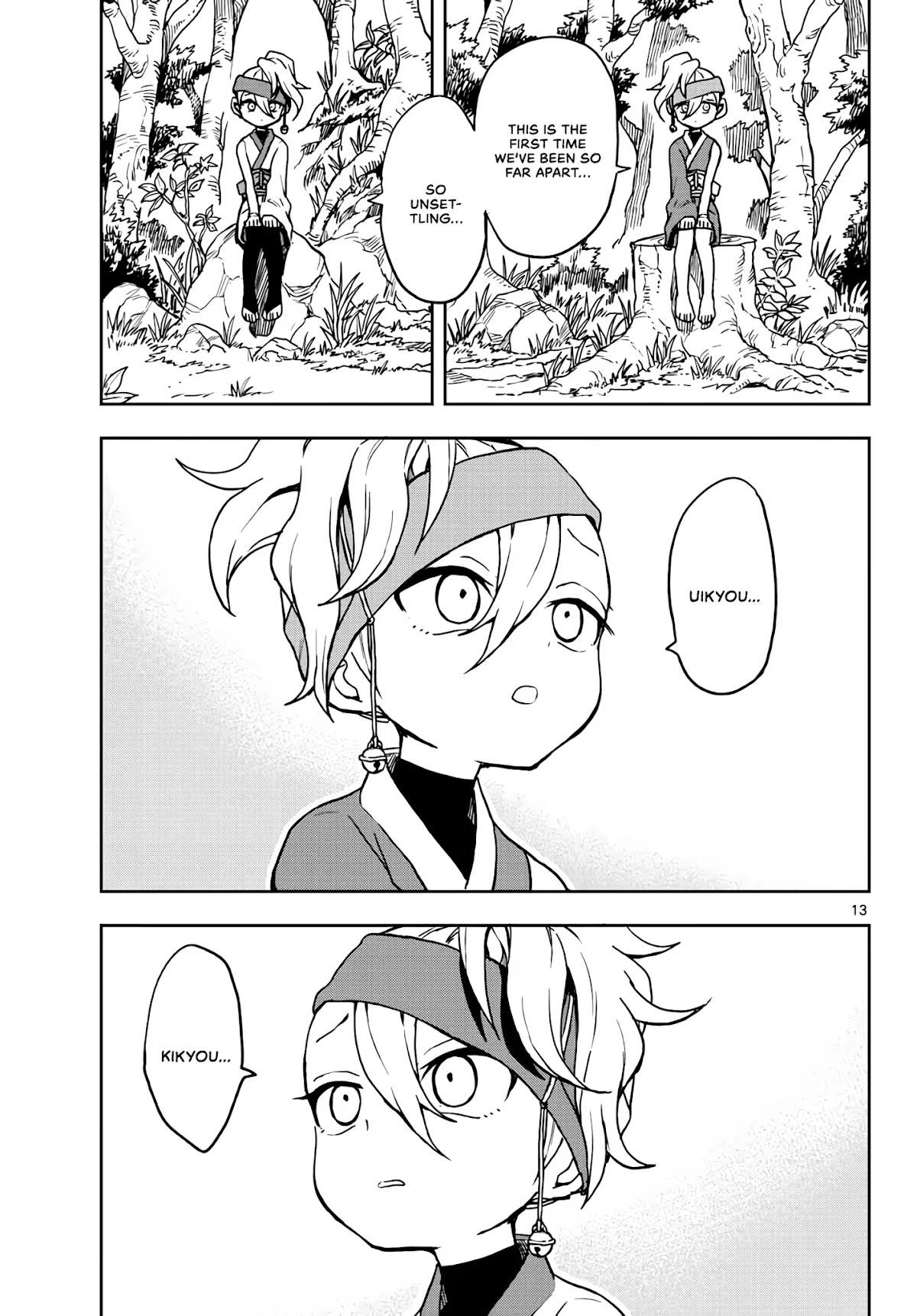 Kunoichi Tsubaki no Mune no Uchi Chapter 22 page 13 - Chapter 22: A Friendly Brawl
