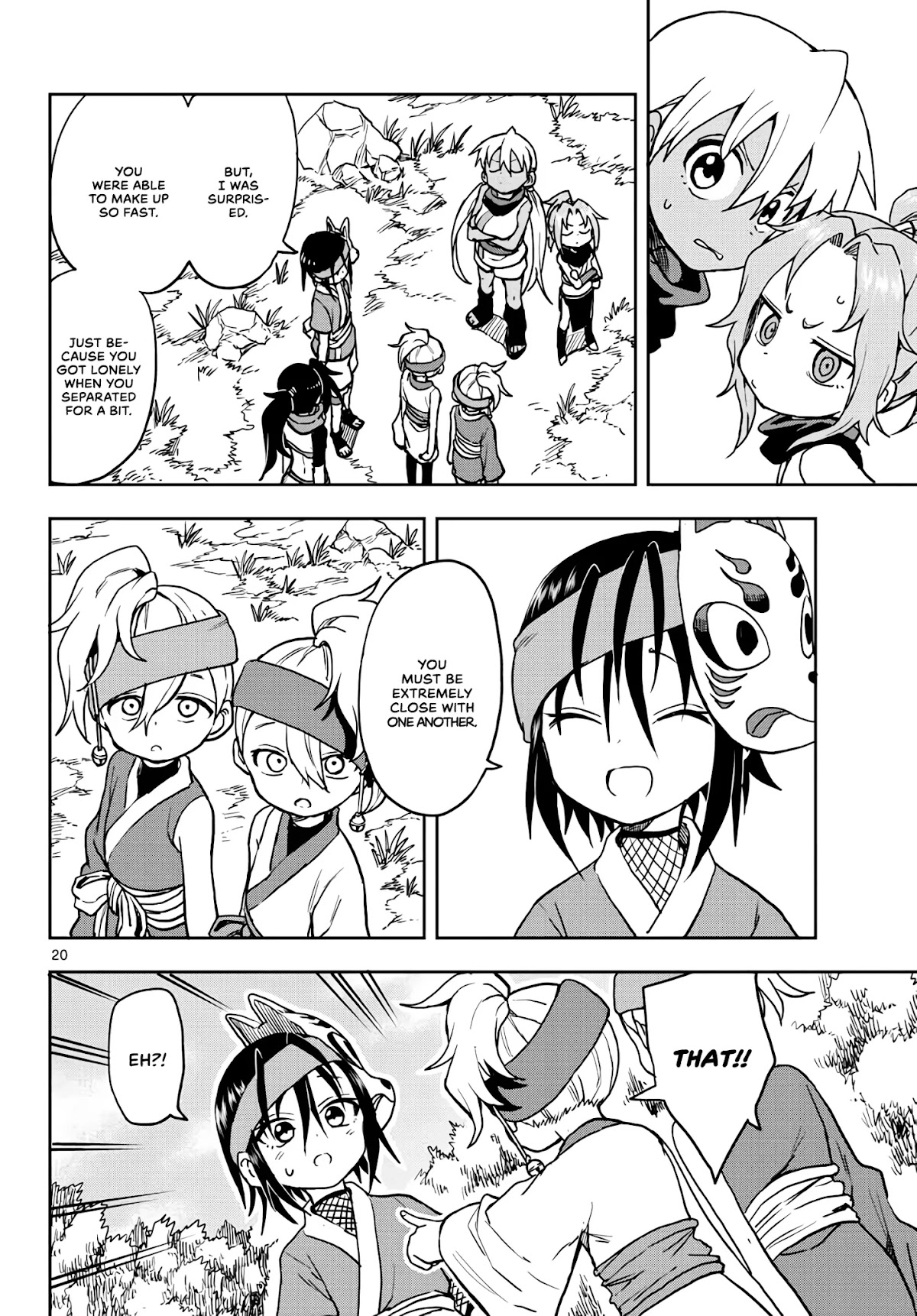 Kunoichi Tsubaki no Mune no Uchi Chapter 22 page 20 - Chapter 22: A Friendly Brawl
