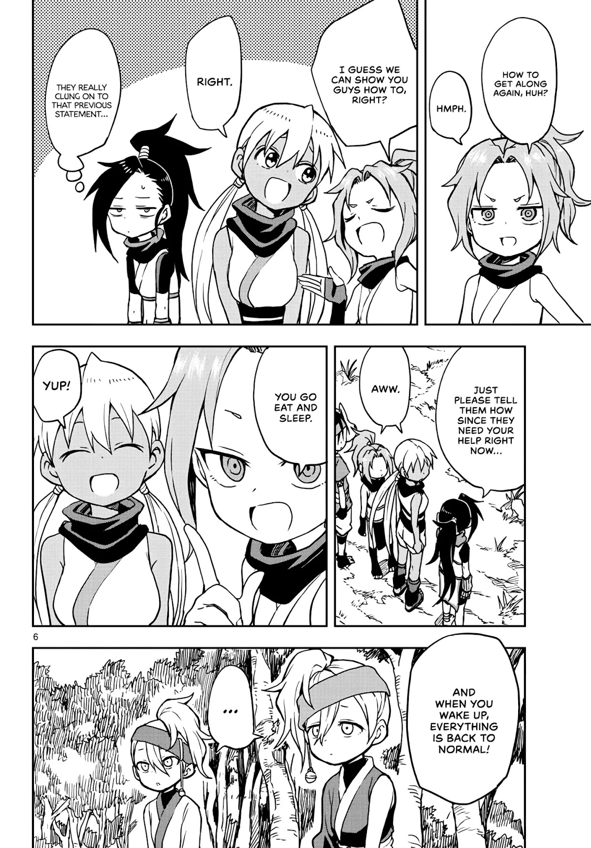 Kunoichi Tsubaki no Mune no Uchi Chapter 22 page 6 - Chapter 22: A Friendly Brawl