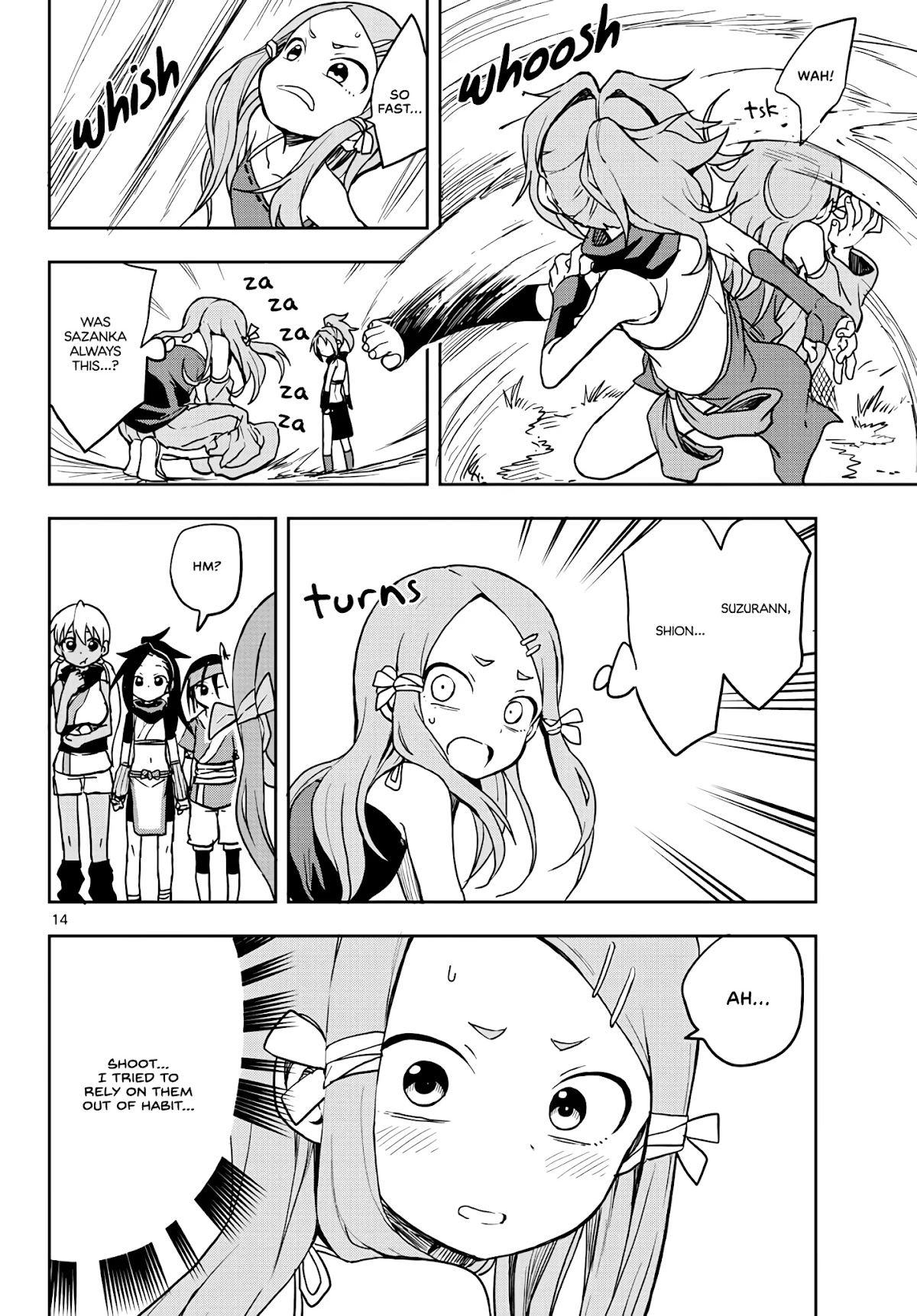 Kunoichi Tsubaki no Mune no Uchi Chapter 23 page 14 - Chapter 23: First-rate and spoiling
