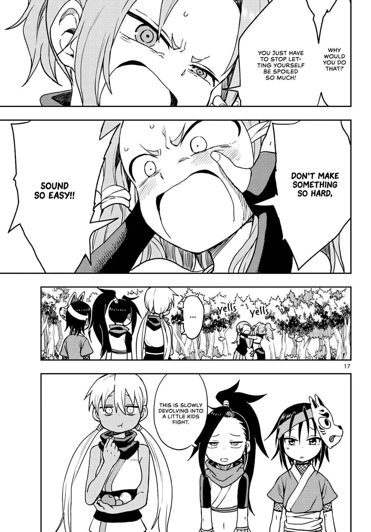 Kunoichi Tsubaki no Mune no Uchi Chapter 23 page 17 - Chapter 23: First-rate and spoiling
