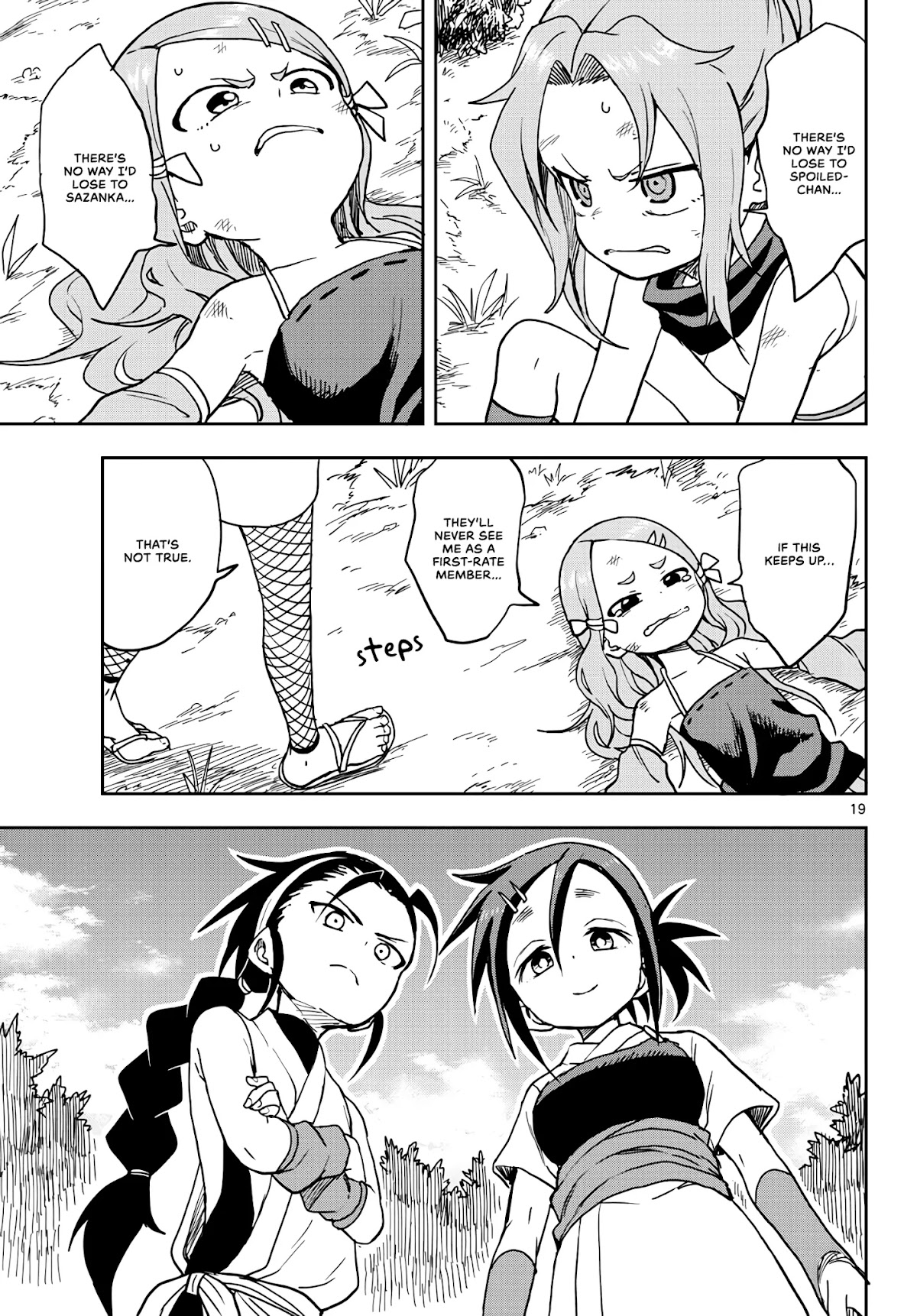 Kunoichi Tsubaki no Mune no Uchi Chapter 23 page 19 - Chapter 23: First-rate and spoiling