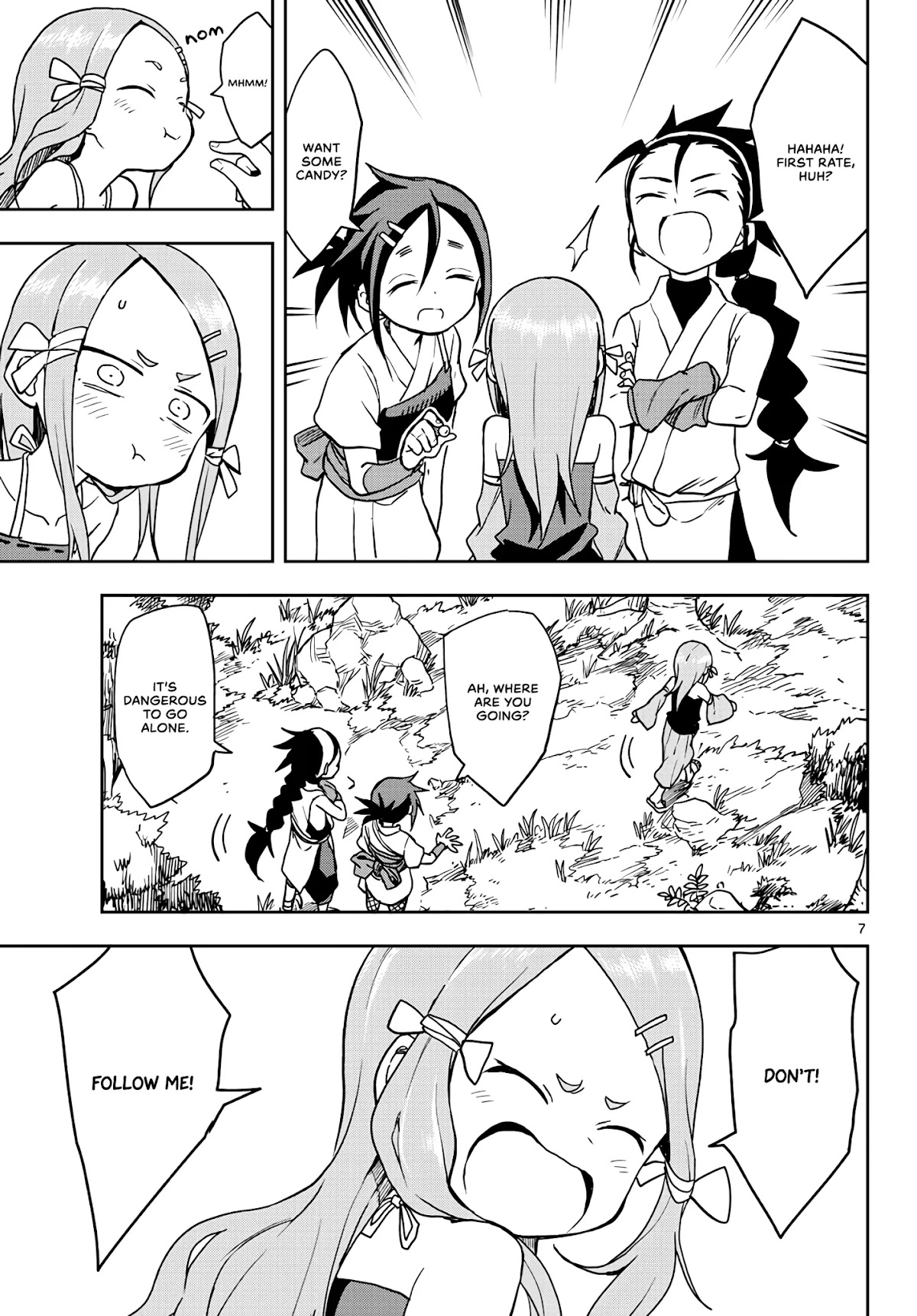 Kunoichi Tsubaki no Mune no Uchi Chapter 23 page 7 - Chapter 23: First-rate and spoiling