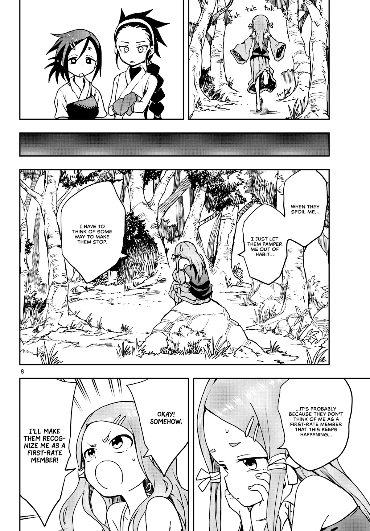 Kunoichi Tsubaki no Mune no Uchi Chapter 23 page 8 - Chapter 23: First-rate and spoiling