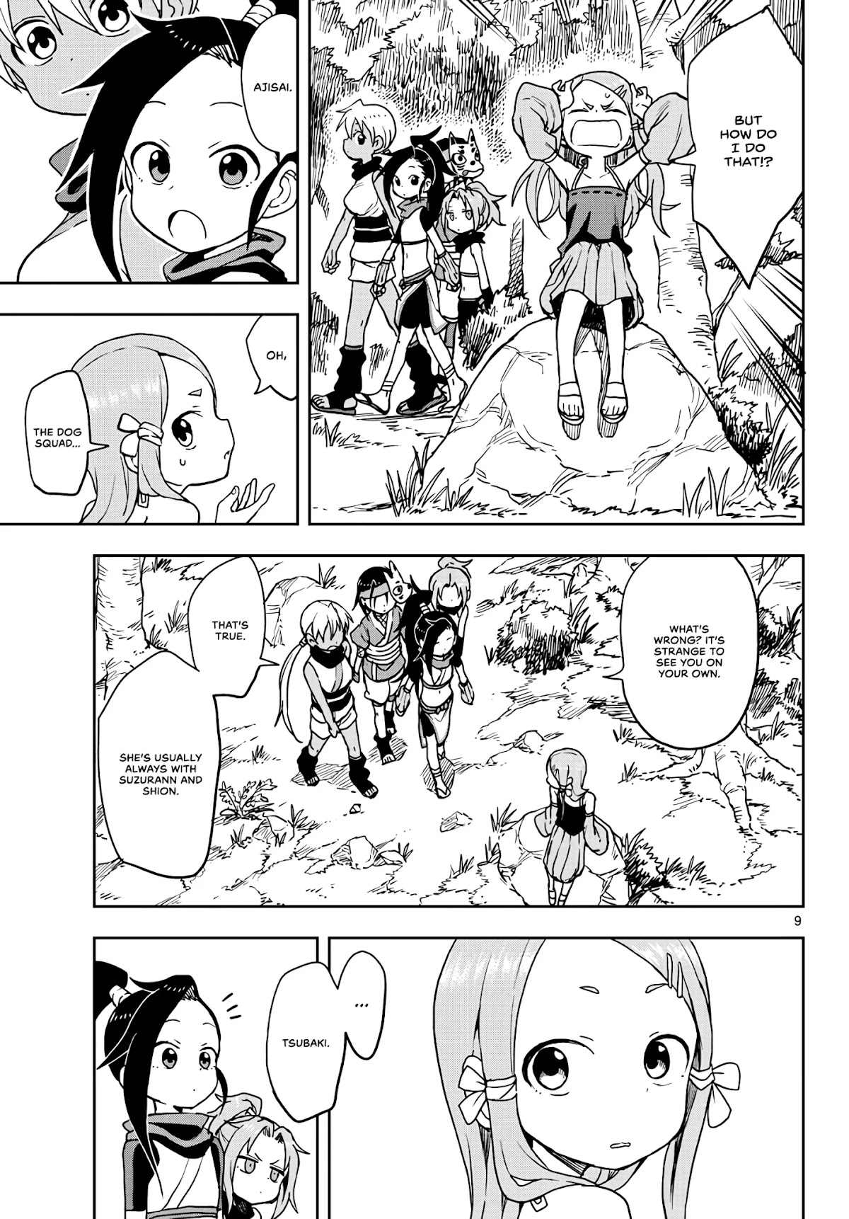 Kunoichi Tsubaki no Mune no Uchi Chapter 23 page 9 - Chapter 23: First-rate and spoiling