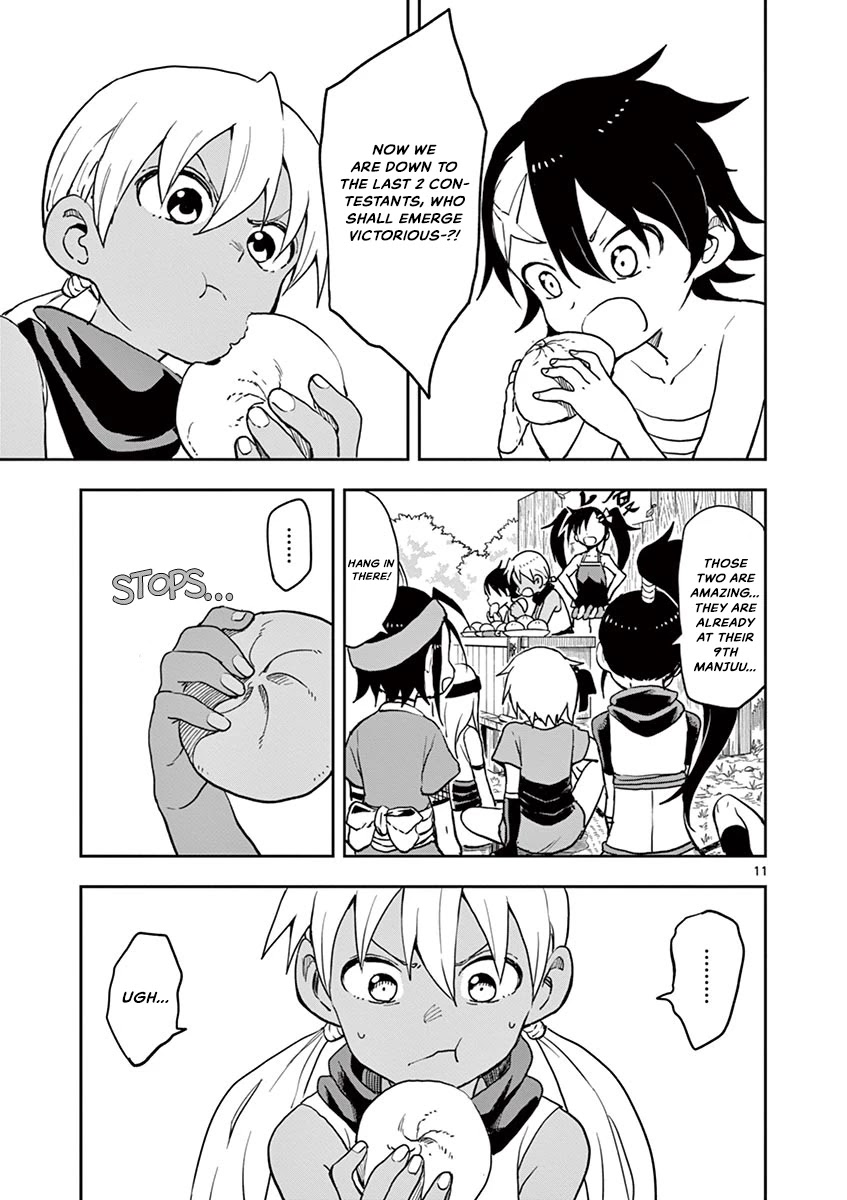 Kunoichi Tsubaki no Mune no Uchi Chapter 28 page 12 - Chapter 28: The Great Eating Contest
