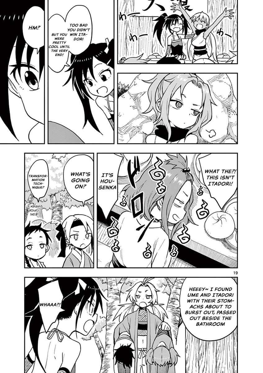 Kunoichi Tsubaki no Mune no Uchi Chapter 28 page 20 - Chapter 28: The Great Eating Contest