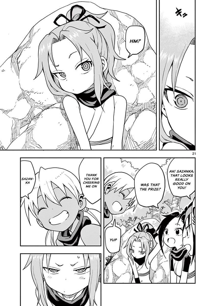 Kunoichi Tsubaki no Mune no Uchi Chapter 28 page 22 - Chapter 28: The Great Eating Contest