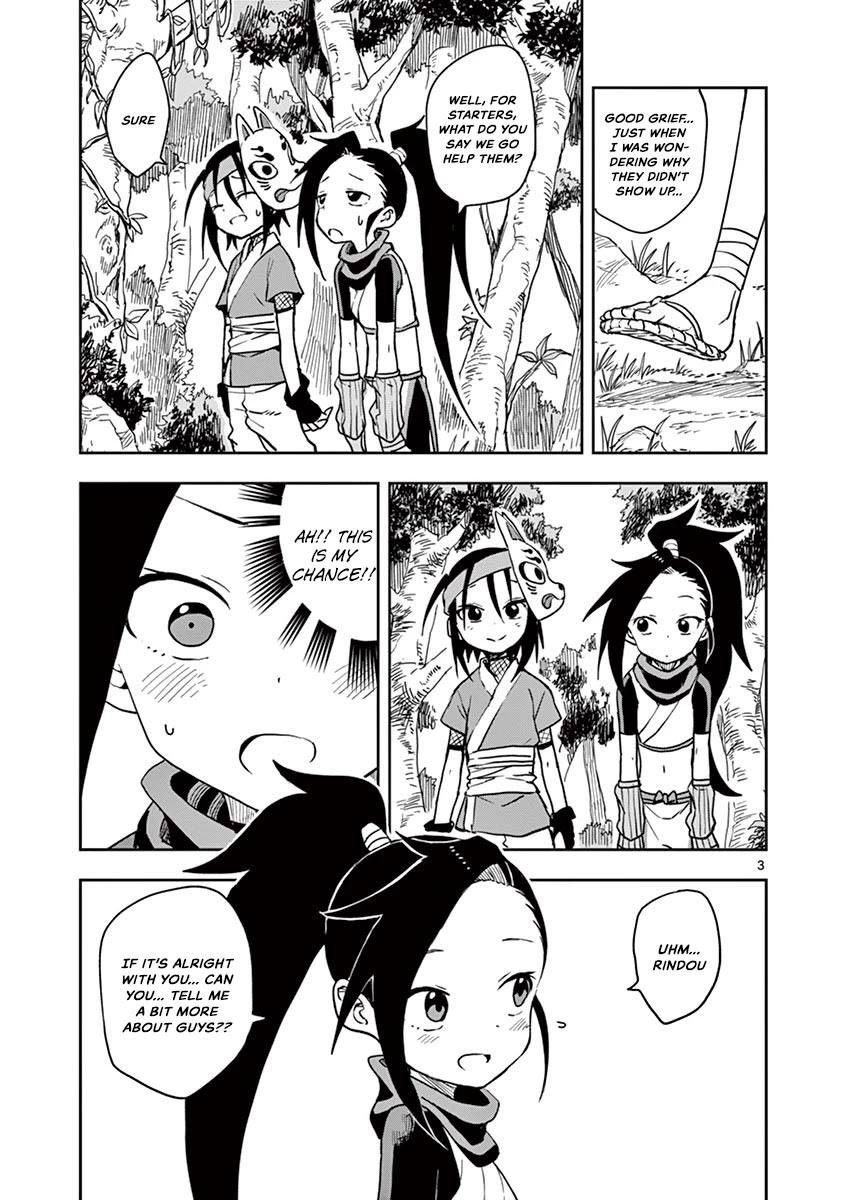 Kunoichi Tsubaki no Mune no Uchi Chapter 29 page 4 - Chapter 29: Drawing of a Man