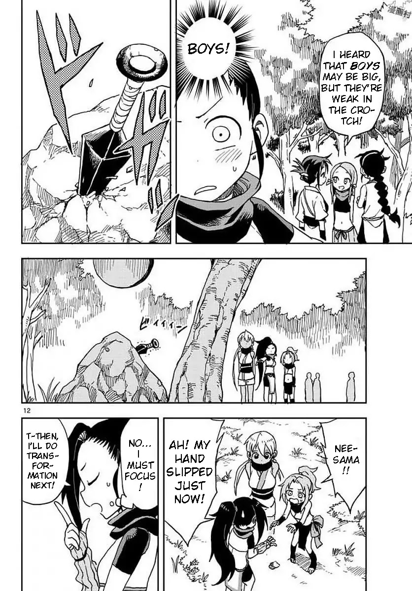Kunoichi Tsubaki no Mune no Uchi Chapter 3 page 12 - Chapter 3: The Secret Life of a Ninja Girl Interested in Boys