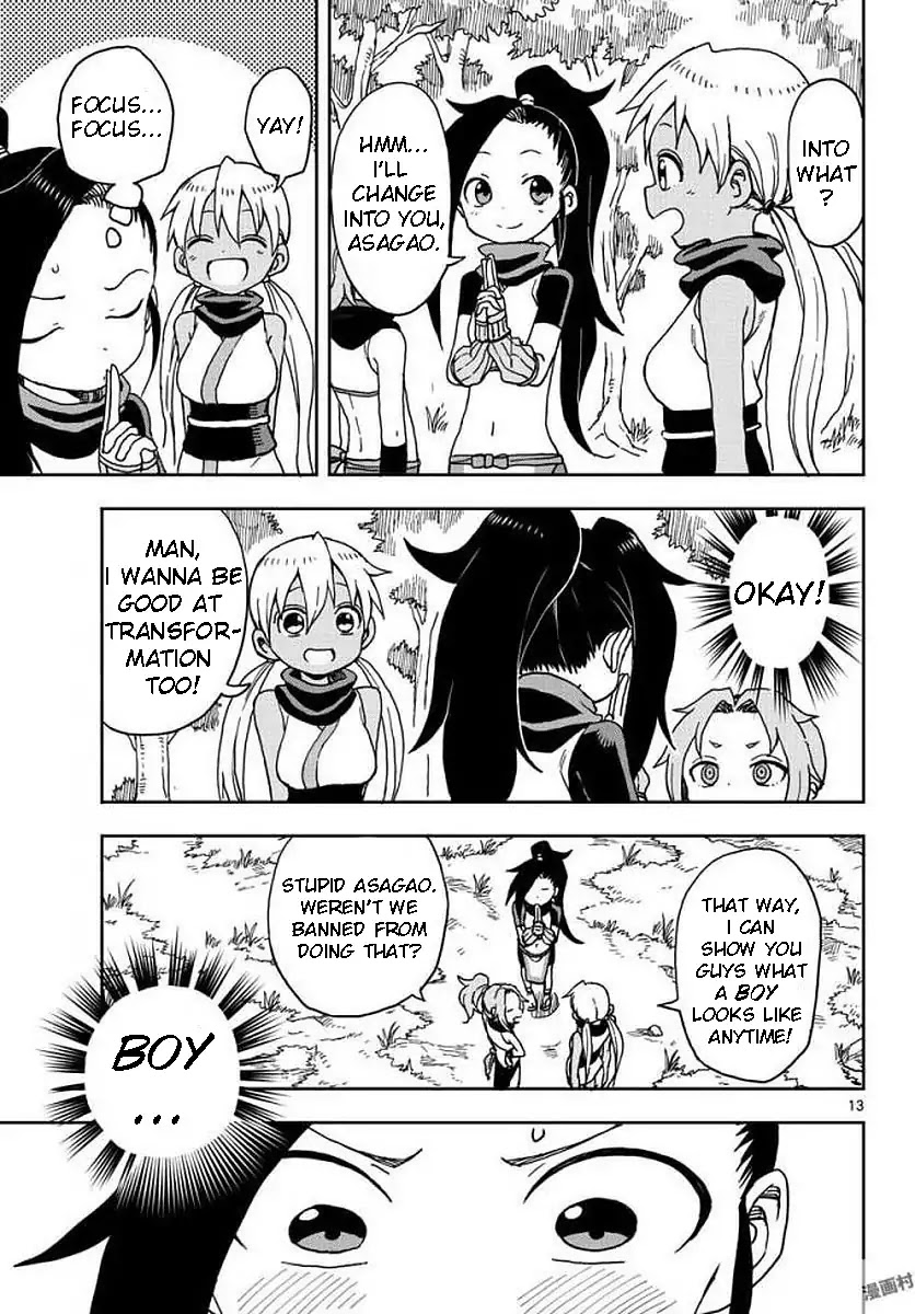 Kunoichi Tsubaki no Mune no Uchi Chapter 3 page 13 - Chapter 3: The Secret Life of a Ninja Girl Interested in Boys