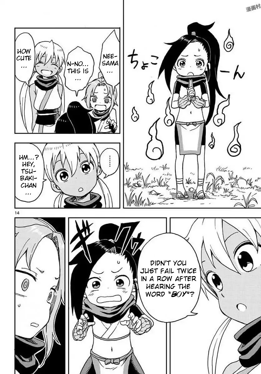 Kunoichi Tsubaki no Mune no Uchi Chapter 3 page 14 - Chapter 3: The Secret Life of a Ninja Girl Interested in Boys