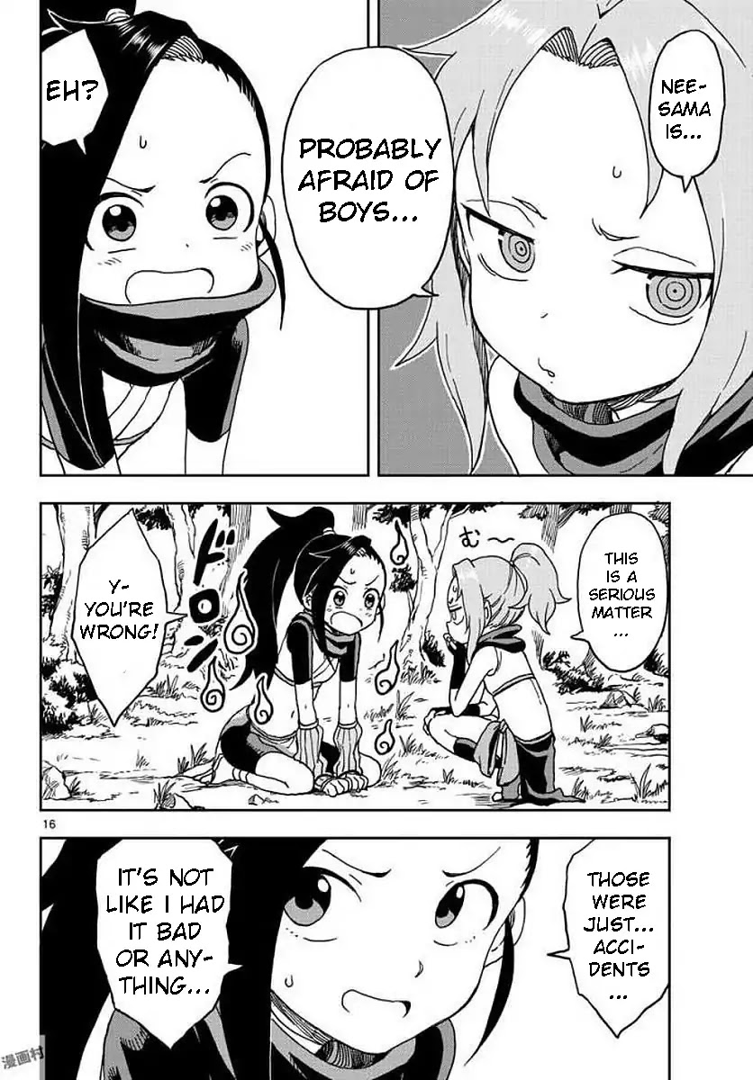 Kunoichi Tsubaki no Mune no Uchi Chapter 3 page 16 - Chapter 3: The Secret Life of a Ninja Girl Interested in Boys