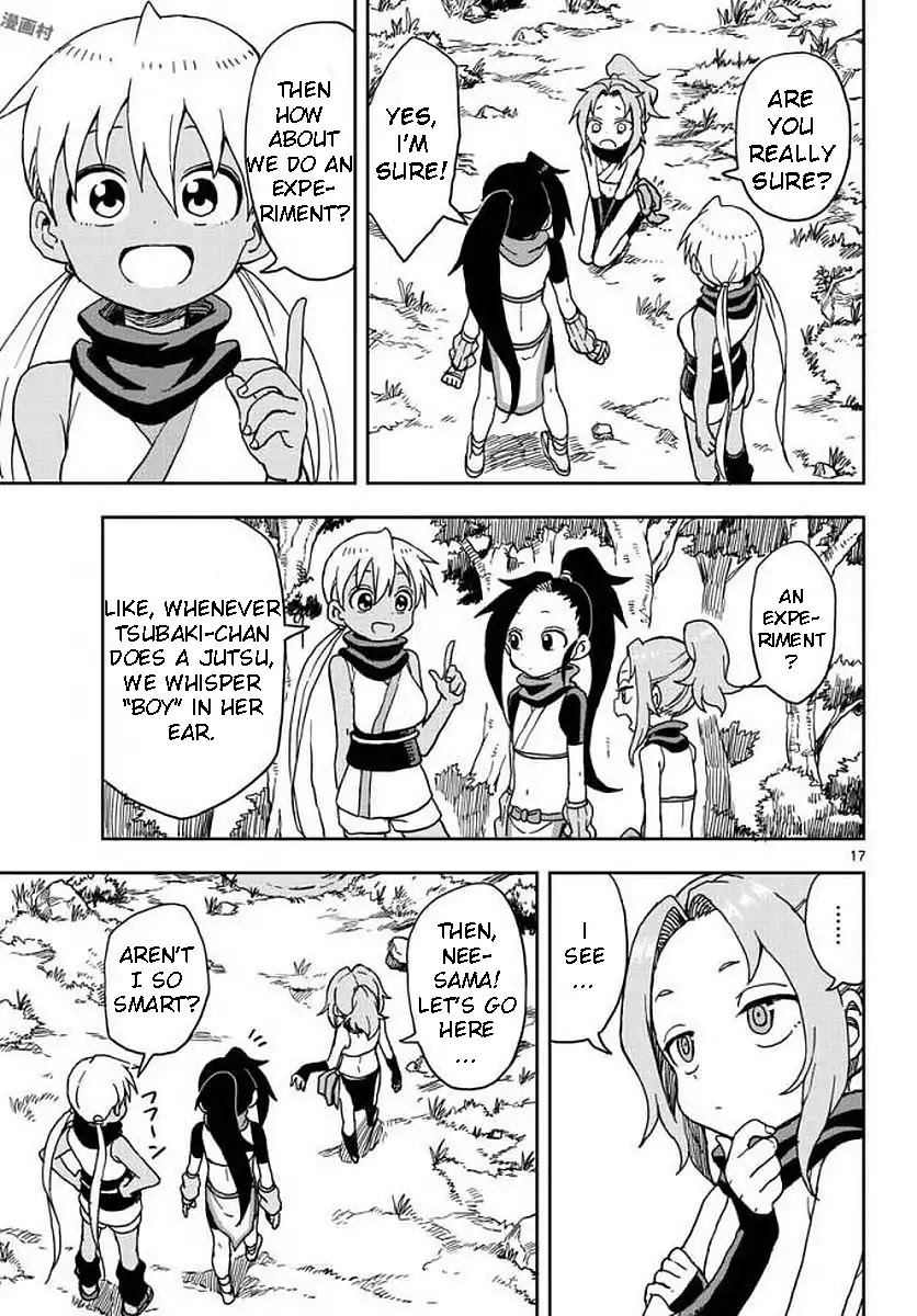 Kunoichi Tsubaki no Mune no Uchi Chapter 3 page 17 - Chapter 3: The Secret Life of a Ninja Girl Interested in Boys