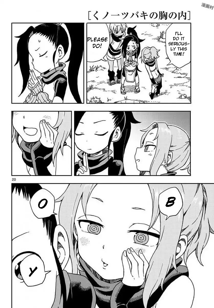 Kunoichi Tsubaki no Mune no Uchi Chapter 3 page 20 - Chapter 3: The Secret Life of a Ninja Girl Interested in Boys