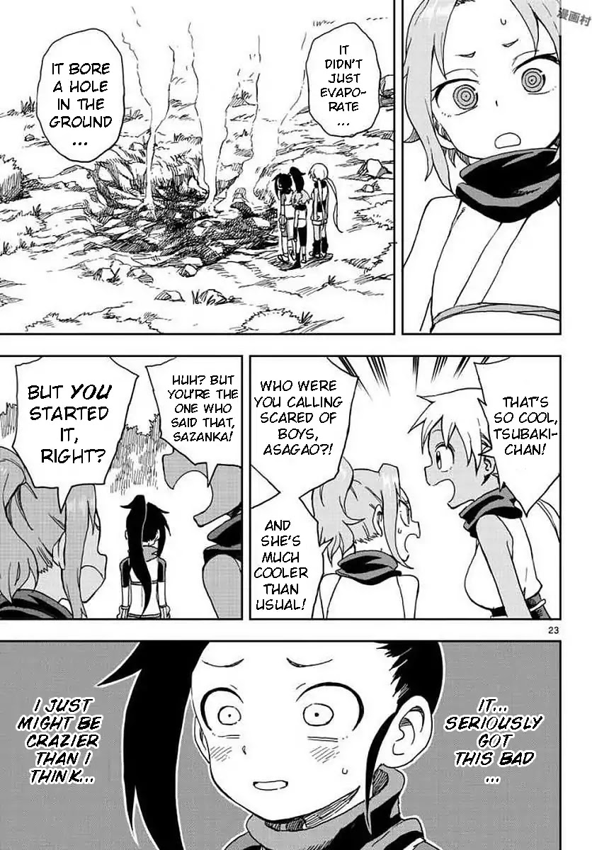 Kunoichi Tsubaki no Mune no Uchi Chapter 3 page 23 - Chapter 3: The Secret Life of a Ninja Girl Interested in Boys