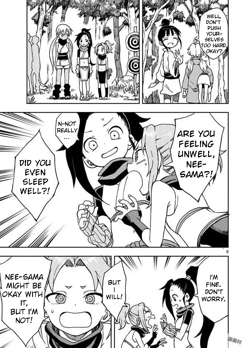 Kunoichi Tsubaki no Mune no Uchi Chapter 3 page 9 - Chapter 3: The Secret Life of a Ninja Girl Interested in Boys