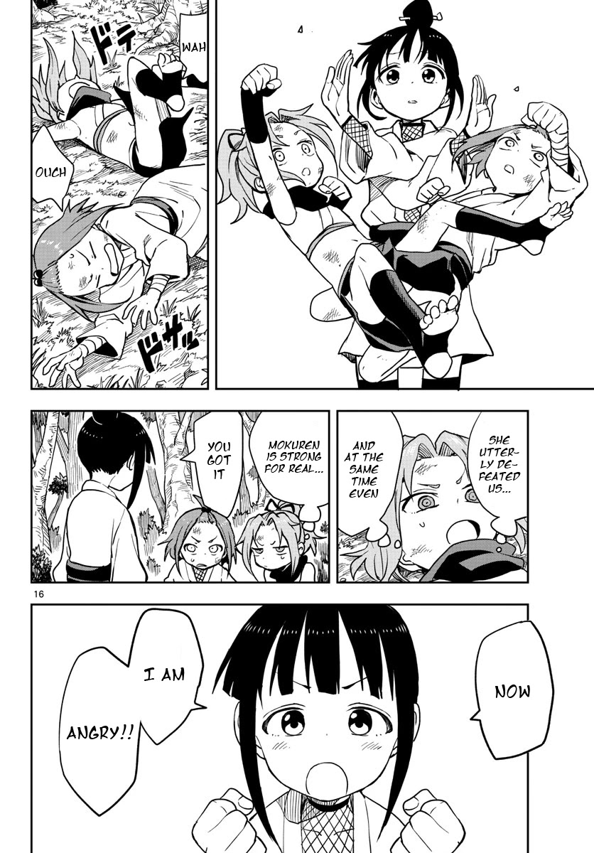Kunoichi Tsubaki no Mune no Uchi Chapter 31 page 17 - Chapter 31: The Battle to Make Mokuren Angry