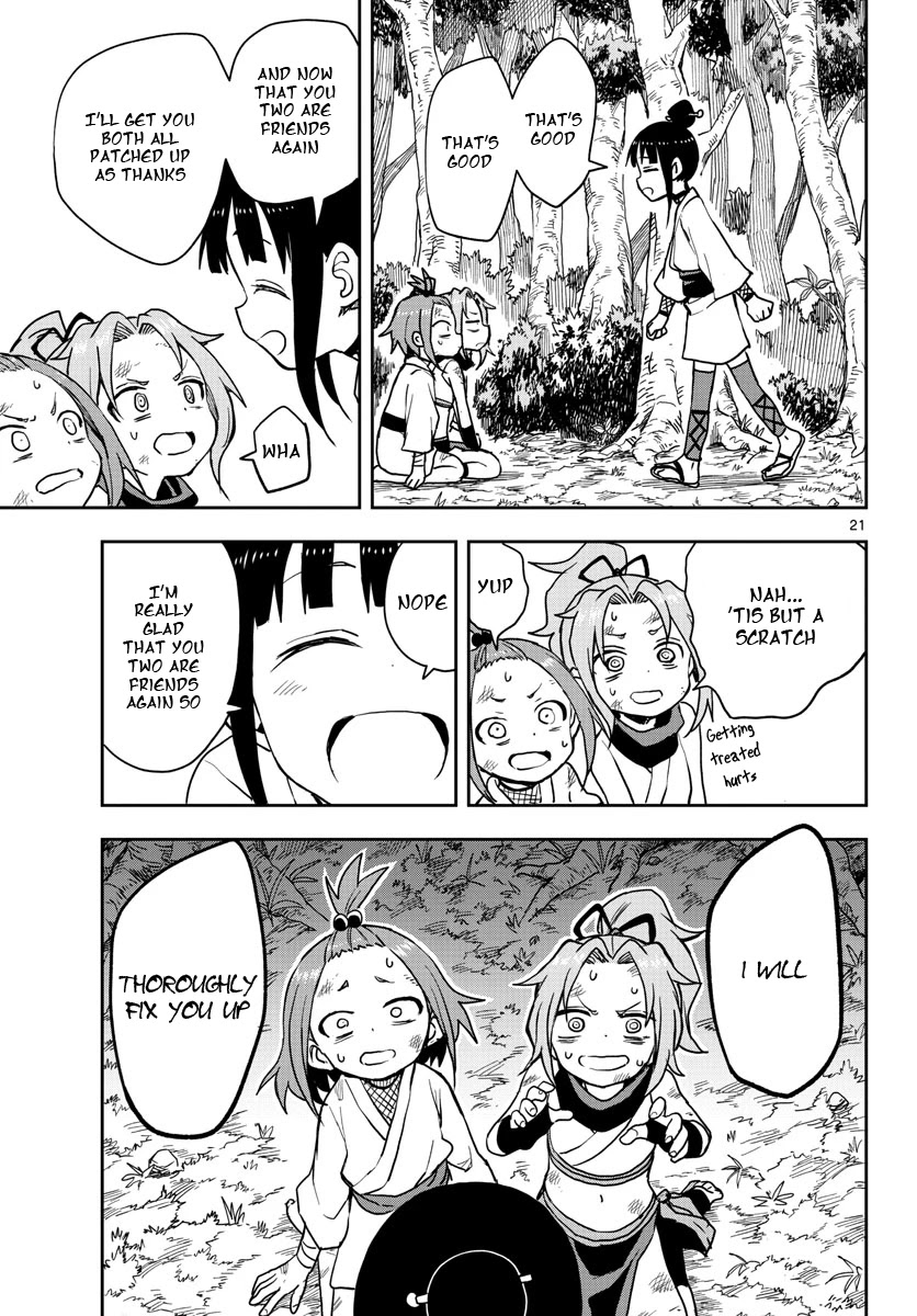Kunoichi Tsubaki no Mune no Uchi Chapter 31 page 22 - Chapter 31: The Battle to Make Mokuren Angry