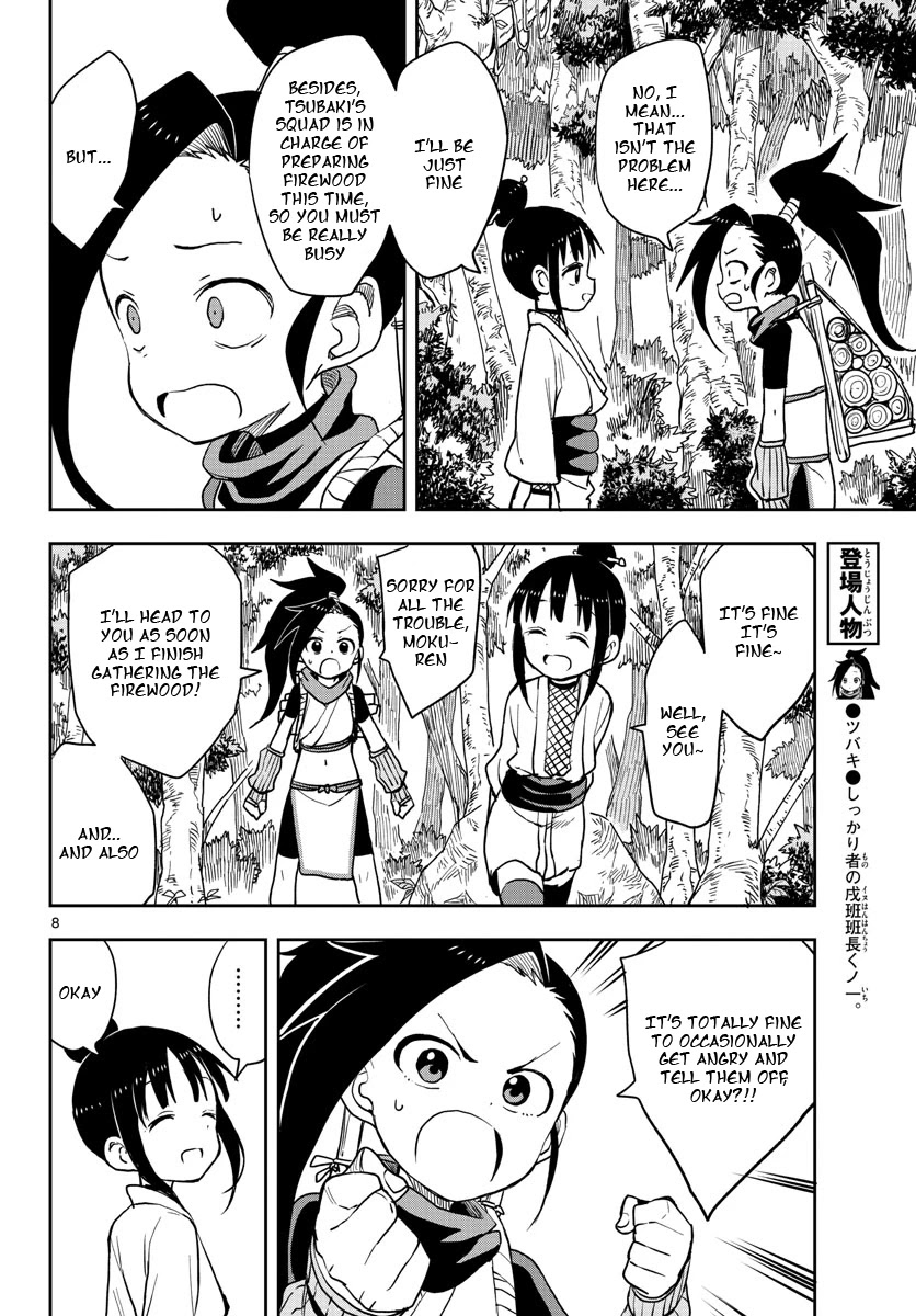 Kunoichi Tsubaki no Mune no Uchi Chapter 31 page 9 - Chapter 31: The Battle to Make Mokuren Angry