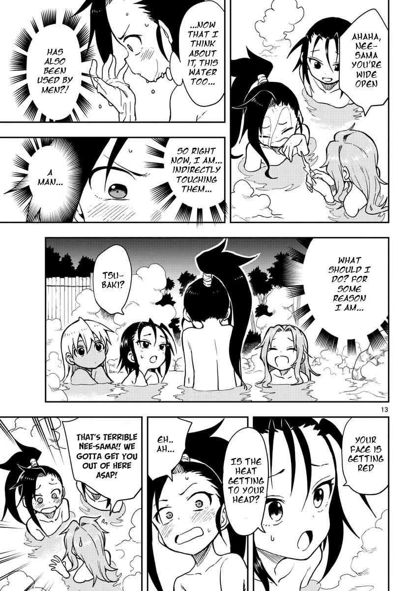 Kunoichi Tsubaki no Mune no Uchi Chapter 32 page 14 - Chapter 32: The Rules of the Onsen