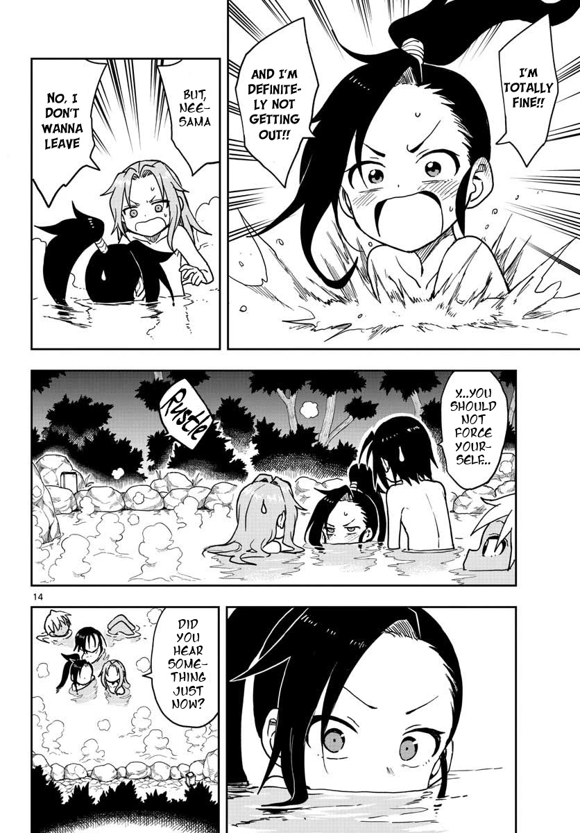 Kunoichi Tsubaki no Mune no Uchi Chapter 32 page 15 - Chapter 32: The Rules of the Onsen