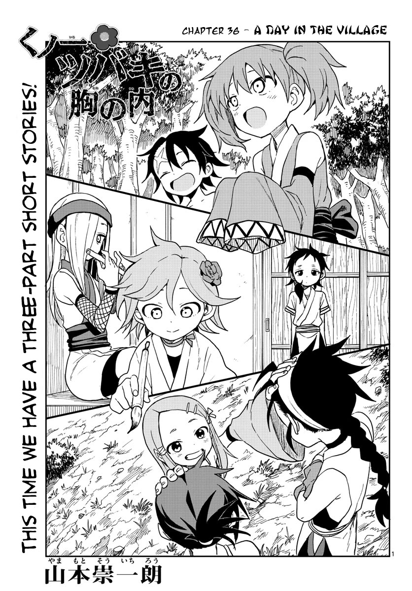 Kunoichi Tsubaki no Mune no Uchi Chapter 36 page 2 - Chapter 36: A Day in the Village