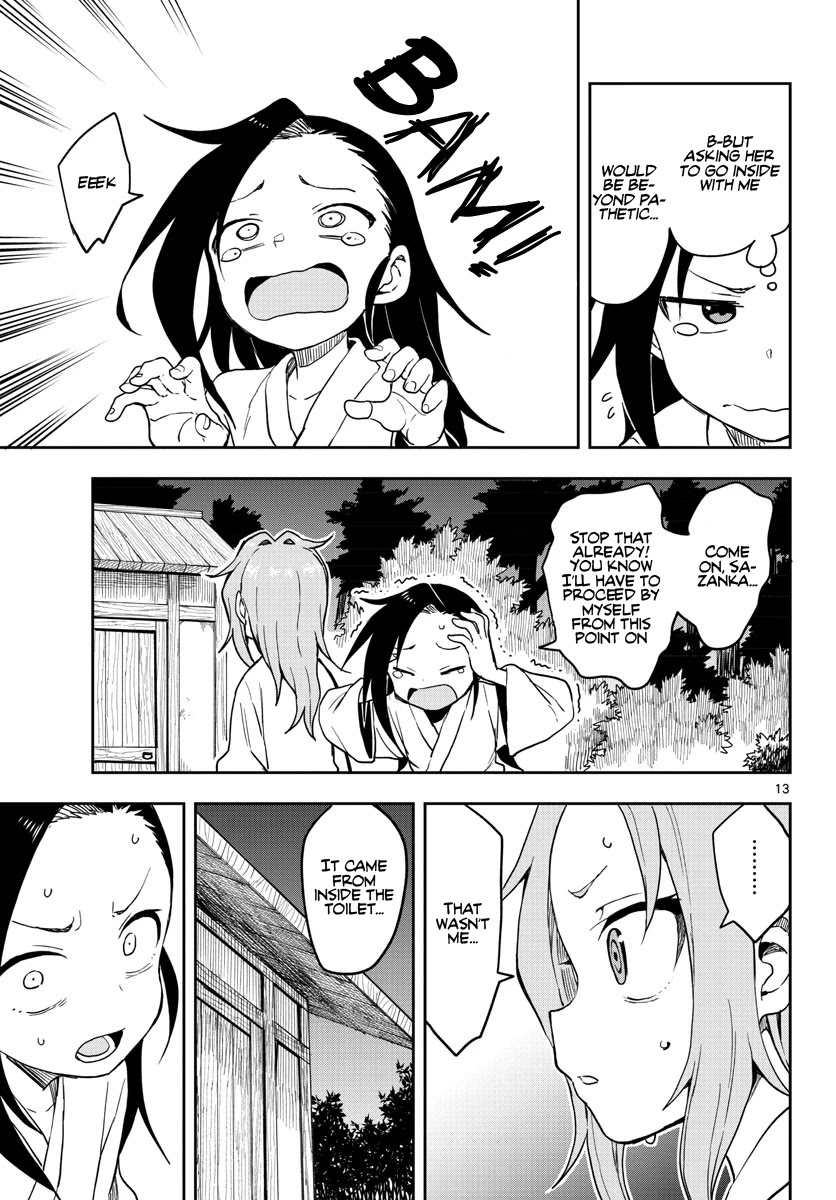 Kunoichi Tsubaki no Mune no Uchi Chapter 37 page 14 - Chapter 37: Toilet of Horrors