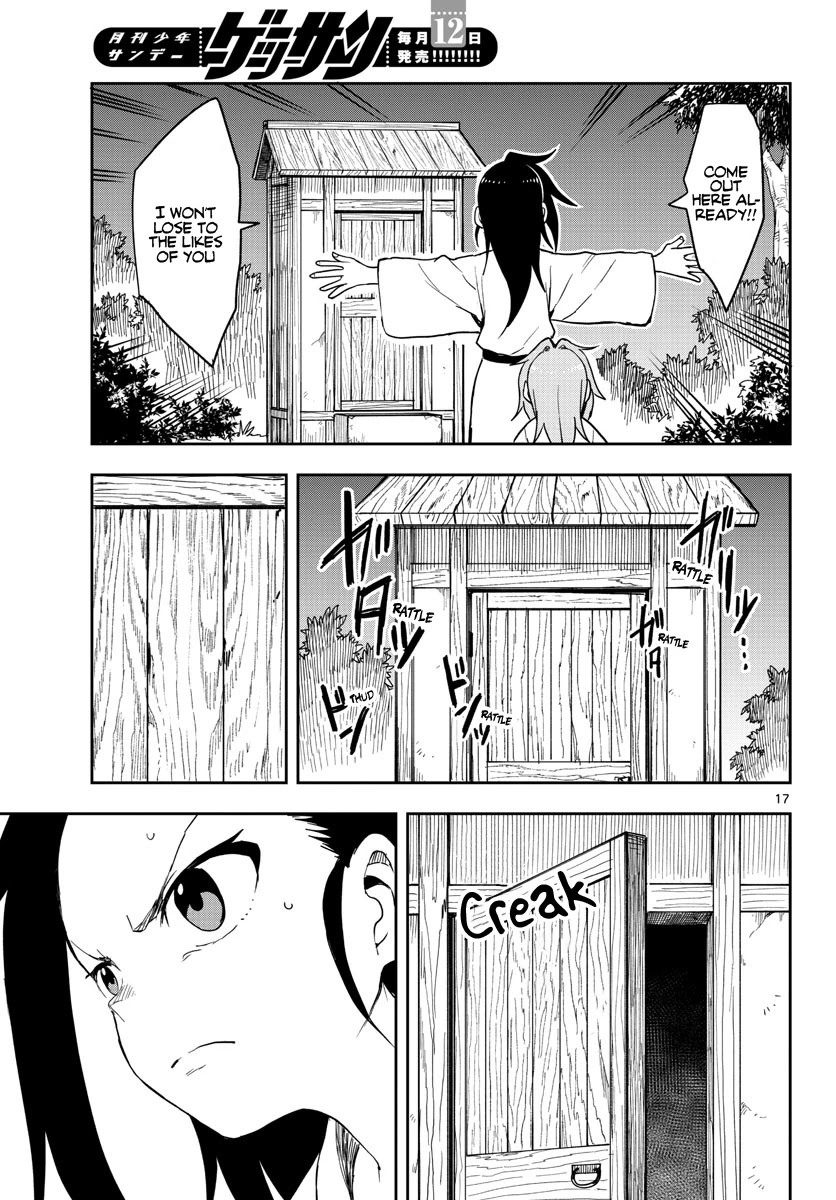 Kunoichi Tsubaki no Mune no Uchi Chapter 37 page 18 - Chapter 37: Toilet of Horrors