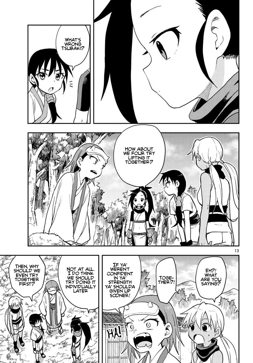 Kunoichi Tsubaki no Mune no Uchi Chapter 38 page 14 - Chapter 38: Strength Stone