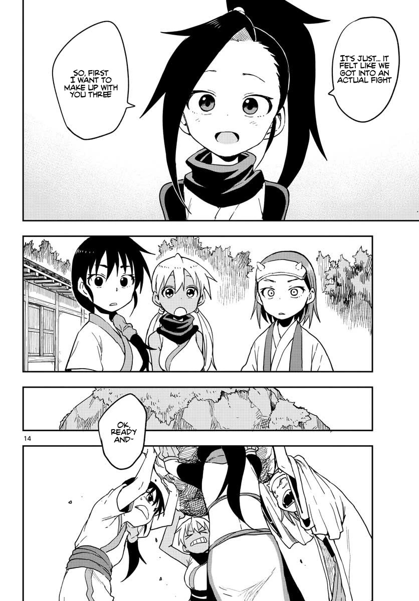 Kunoichi Tsubaki no Mune no Uchi Chapter 38 page 15 - Chapter 38: Strength Stone