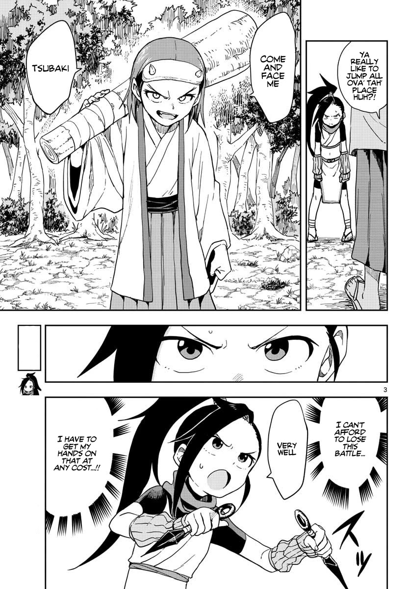 Kunoichi Tsubaki no Mune no Uchi Chapter 38 page 4 - Chapter 38: Strength Stone